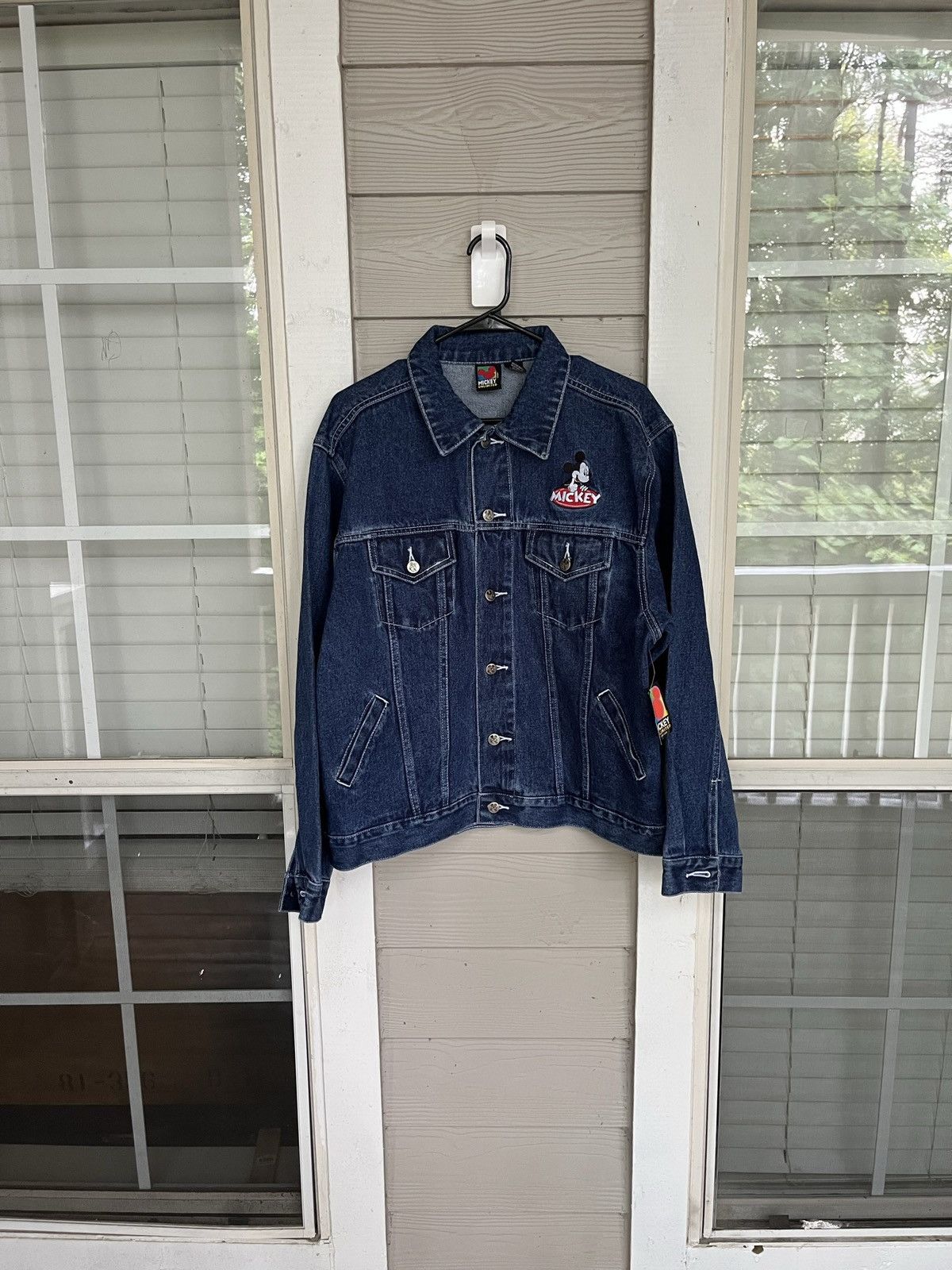 Disney 90s DEADSTOCK Mickey Mouse Denim Janet Size US L / EU 52-54 / 3 - 1 Thumbnail