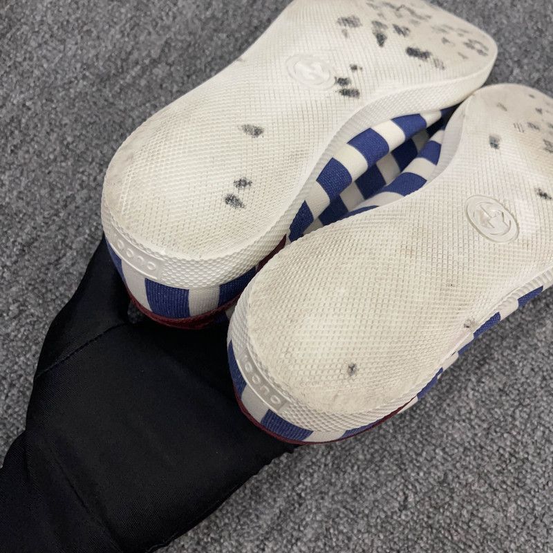 Gucci Gucci Striped Low-Top Casual Sneakers Size US 9 / EU 42 - 7 Thumbnail