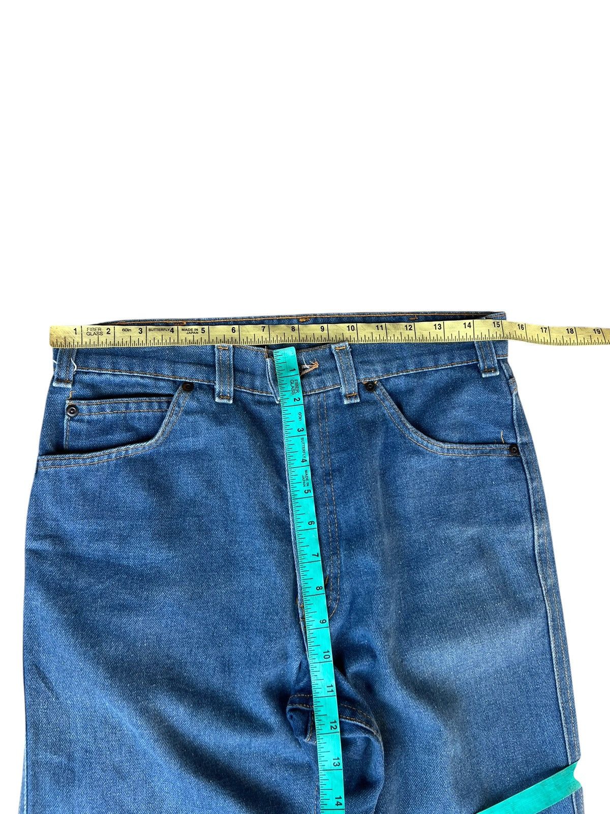 Levi's Vintage 70s Levi’s Movin On Jeans Blue Tab Flare Denim Jeans Size US 30 / EU 46 - 2 Thumbnail