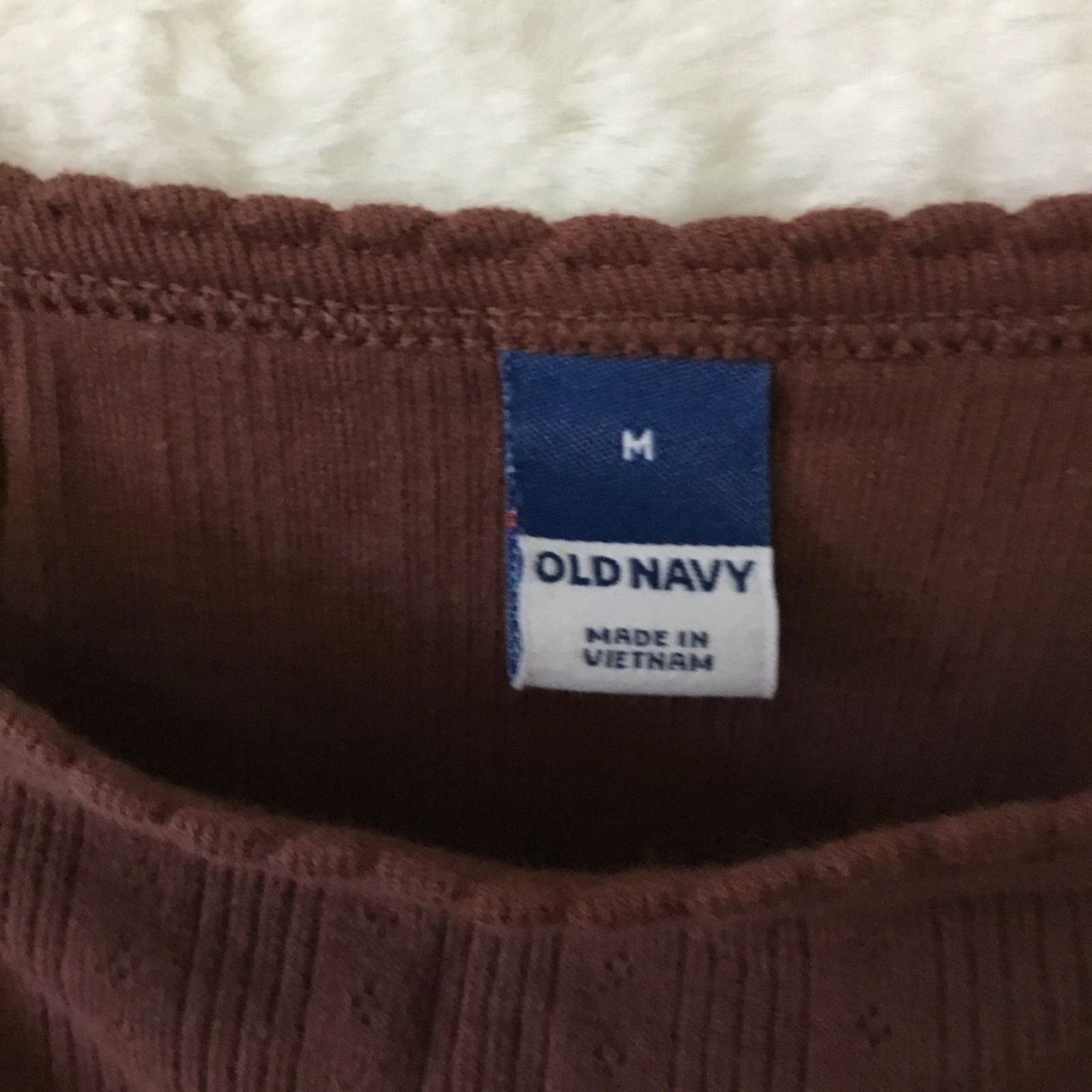 Old Navy Old Navy Brown EyeletTank Top Size M / US 6-8 / IT 42-44 - 4 Thumbnail