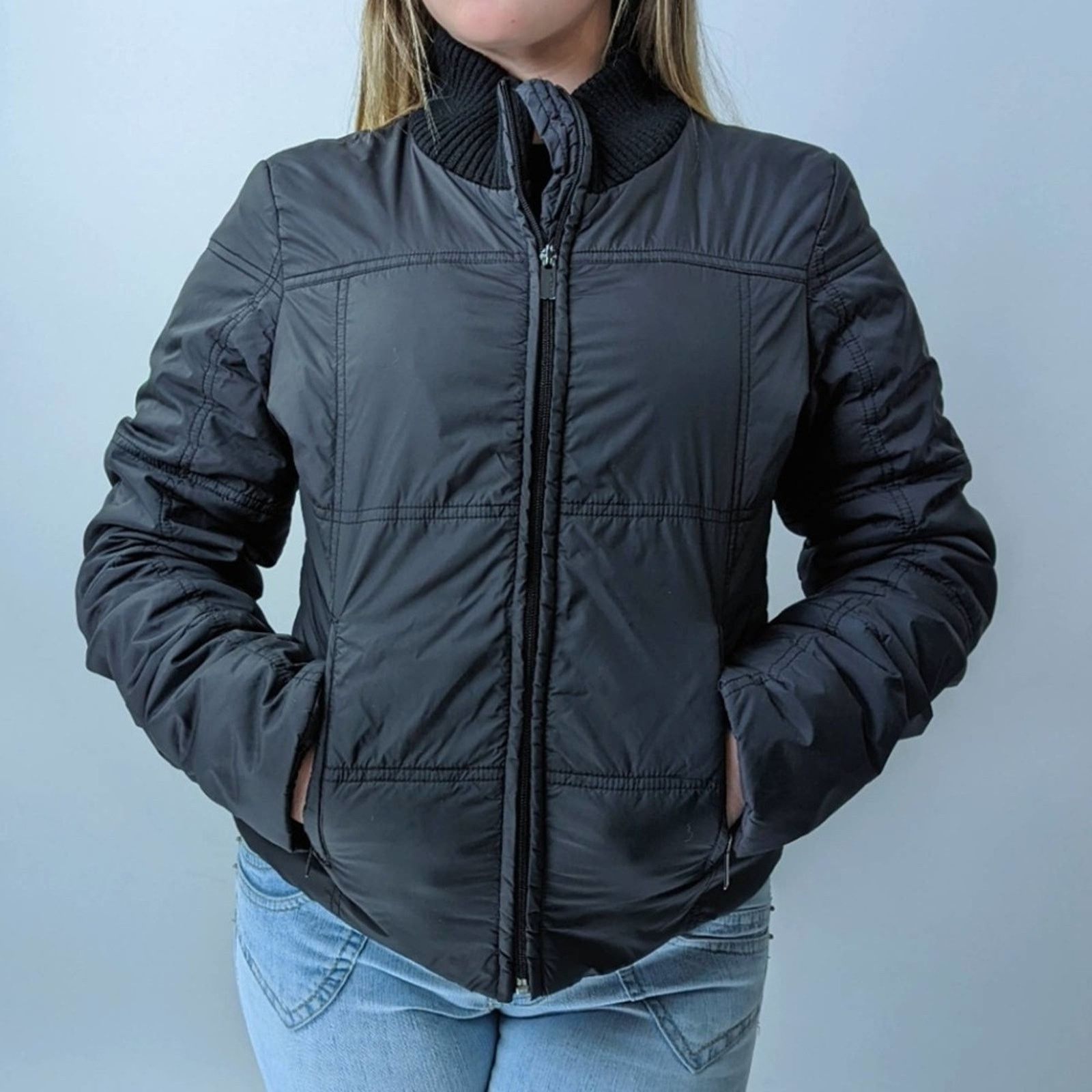 Guess Vintage Y2K Guess Jeans Nylon Puffer Jacket - L Size L / US 10 / IT 46 - 2 Thumbnail