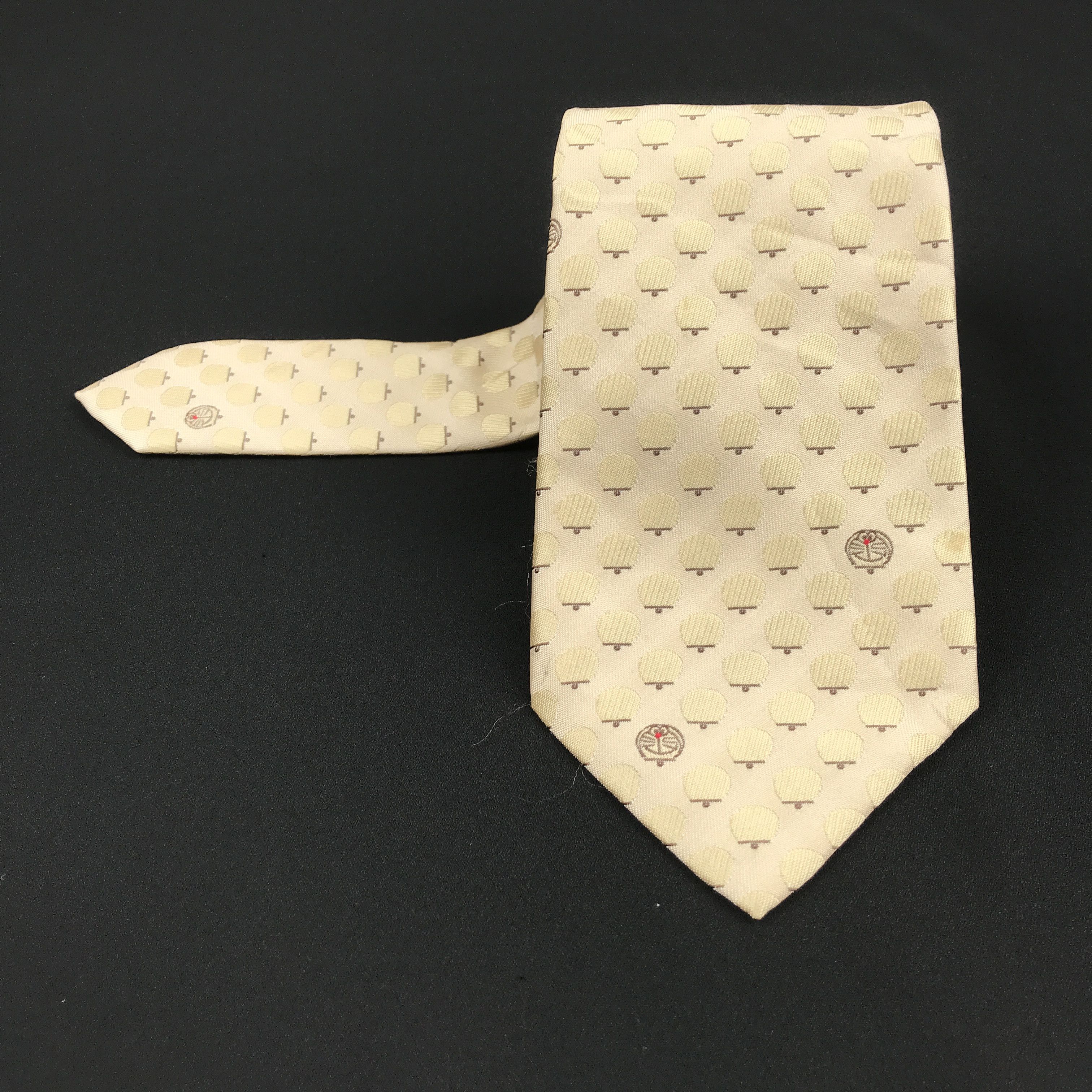 Designer × Vintage Vintage Doraemon Silk Necktie Size ONE SIZE - 1 Thumbnail