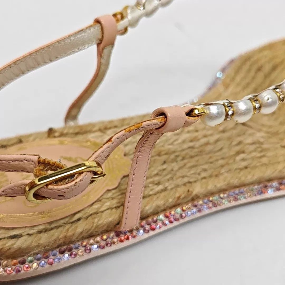 Rene Caovilla Rene+Caovilla flat sandal 38 EU Size US 7.5 / IT 37.5 - 2 Thumbnail