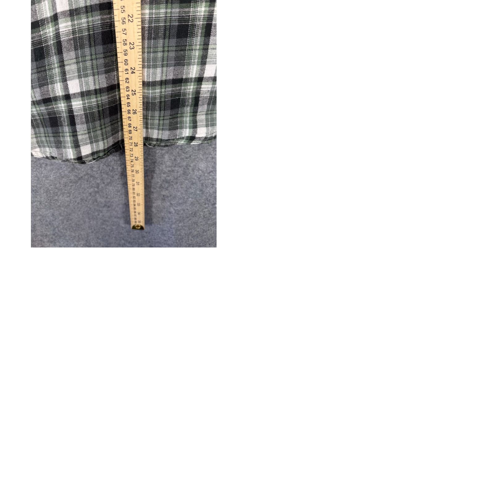 Wrangler VINTAGE Wrangler Wrancher Shirt Mens L Green Flannel Plaid Pearl Snap Pockets Western Size US L / EU 52-54 / 3 - 9 Thumbnail