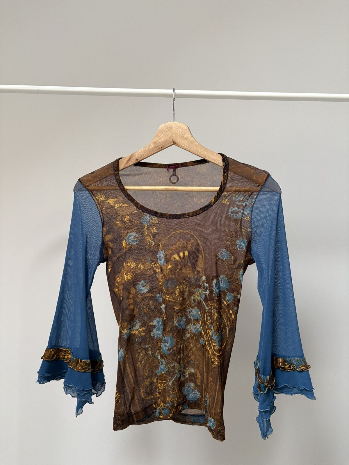 Other Vintage Save the Queen Mesh Top Early 00s Phoebe Buffay Y2K Size S / US 4 / IT 40 - 4 Thumbnail