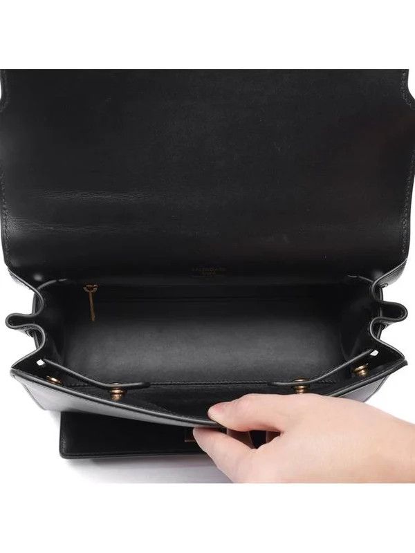 Balenciaga o1mt1gz1024 Size: OS / Money Small Handbag in Black Size ONE SIZE - 4 Thumbnail