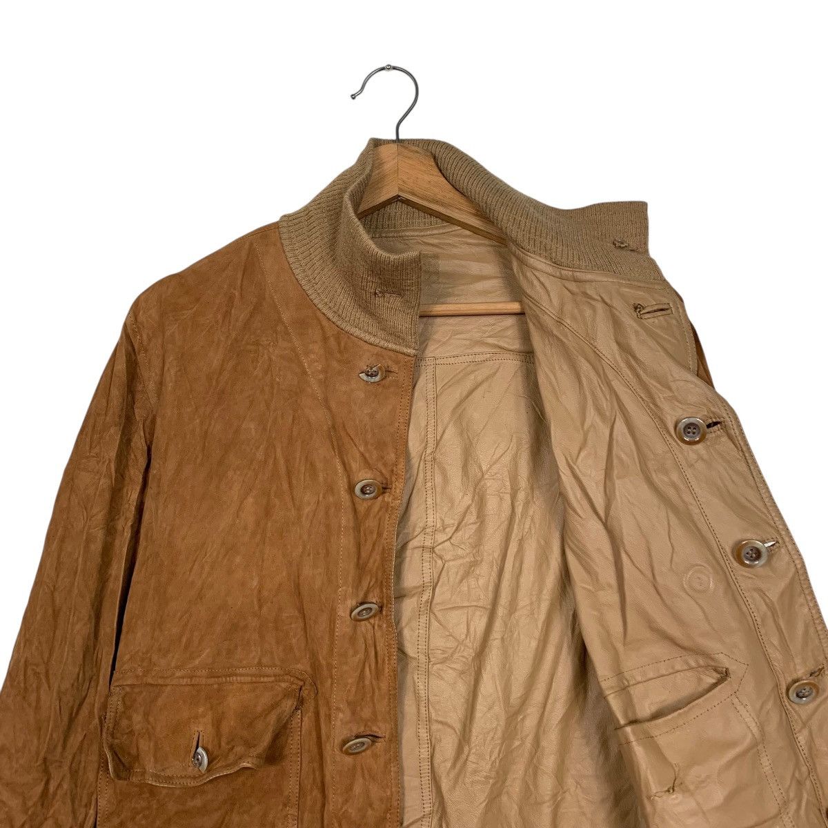 Japanese Brand Japanese Brand Reversible Leather Bomber Jacket Size S / US 4 / IT 40 - 10 Thumbnail