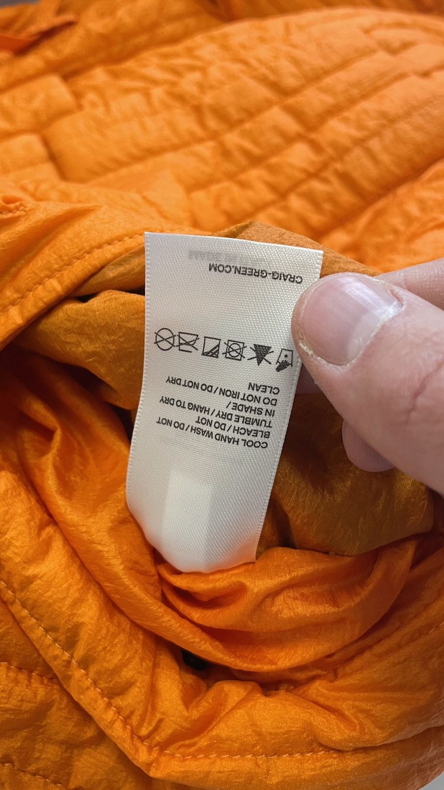 Craig Green S/S 22 Crinkle Orange Nylon Work Jacket Size US M / EU 48-50 / 2 - 14 Thumbnail