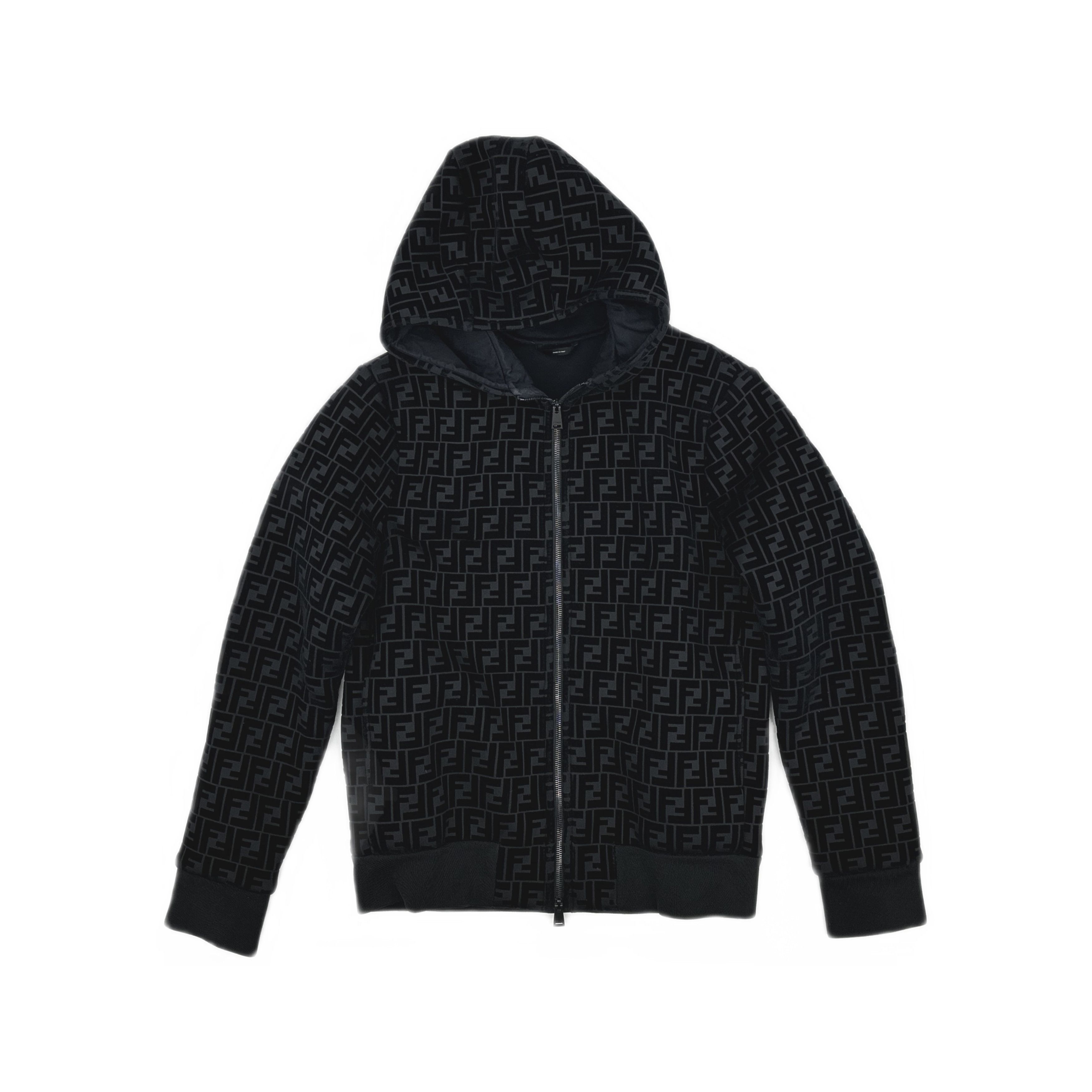 Fendi Fendi FF Logo Zip-Up Hoodie Size S Size US S / EU 44-46 / 1 - 1 Thumbnail