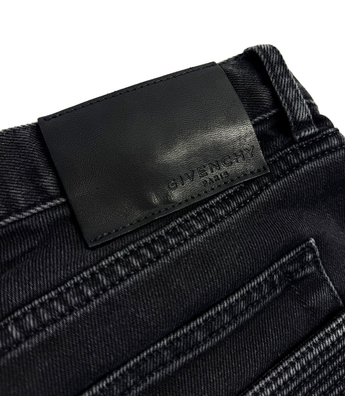 Givenchy Givenchy Zip Biker Black Jeans Washed Moto Archive Designer Size US 30 / EU 46 - 17 Thumbnail