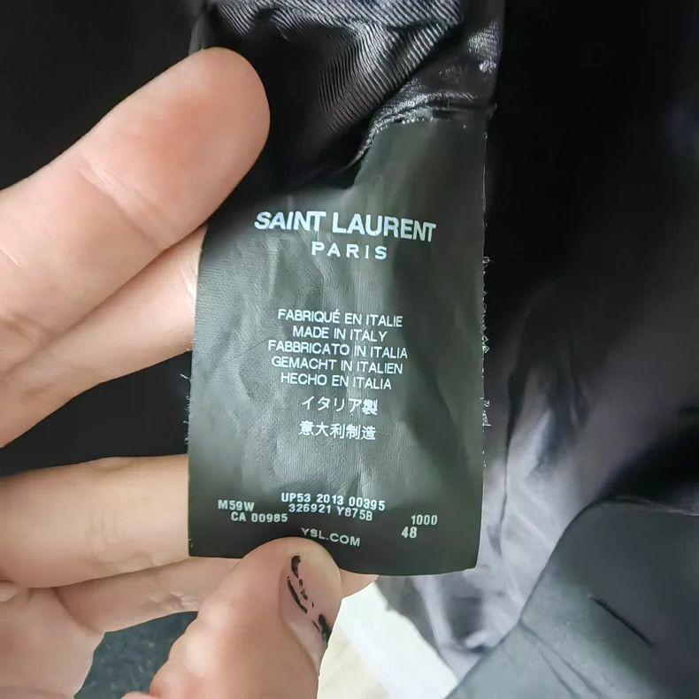 Saint Laurent Paris Saint Laurent Paris 13fw double breasted smoking coat-2506 Size US M / EU 48-50 / 2 - 3 Thumbnail