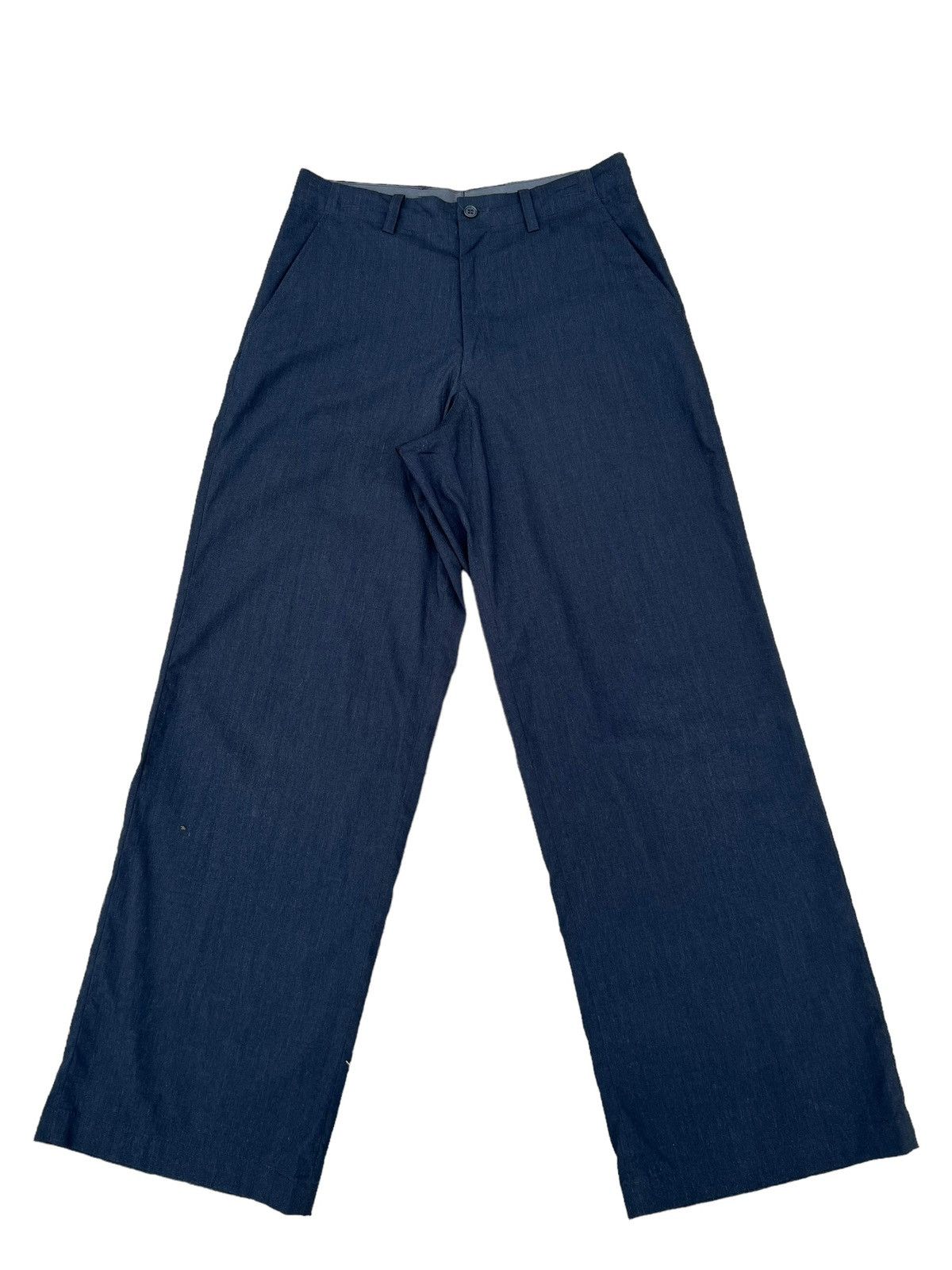 Yohji Yamamoto Vintage Yohji Yamamoto A.A.R Durban Stretch Wide Leg Trouser Size US 30 / EU 46 - 1 Thumbnail