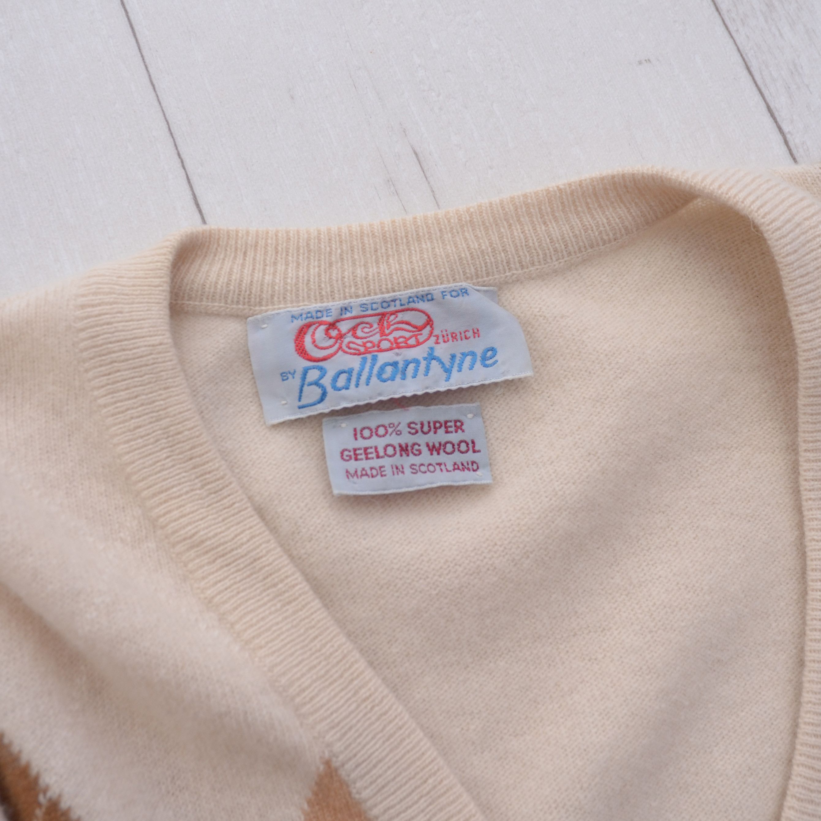 Ballantyne BALLANTYNE Scotland Y2K Argyle pattern Geelong Wool Sweater Size US M / EU 48-50 / 2 - 8 Thumbnail