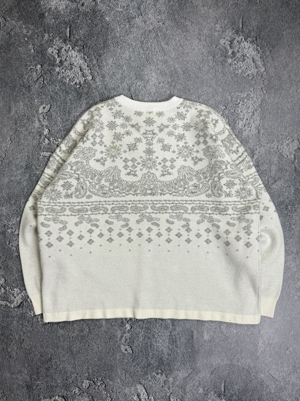 Takeo Kikuchi Takeo Kikuchi Paisley Bandana wool oversize sweater pullover Size US S / EU 44-46 / 1 - 10 Thumbnail