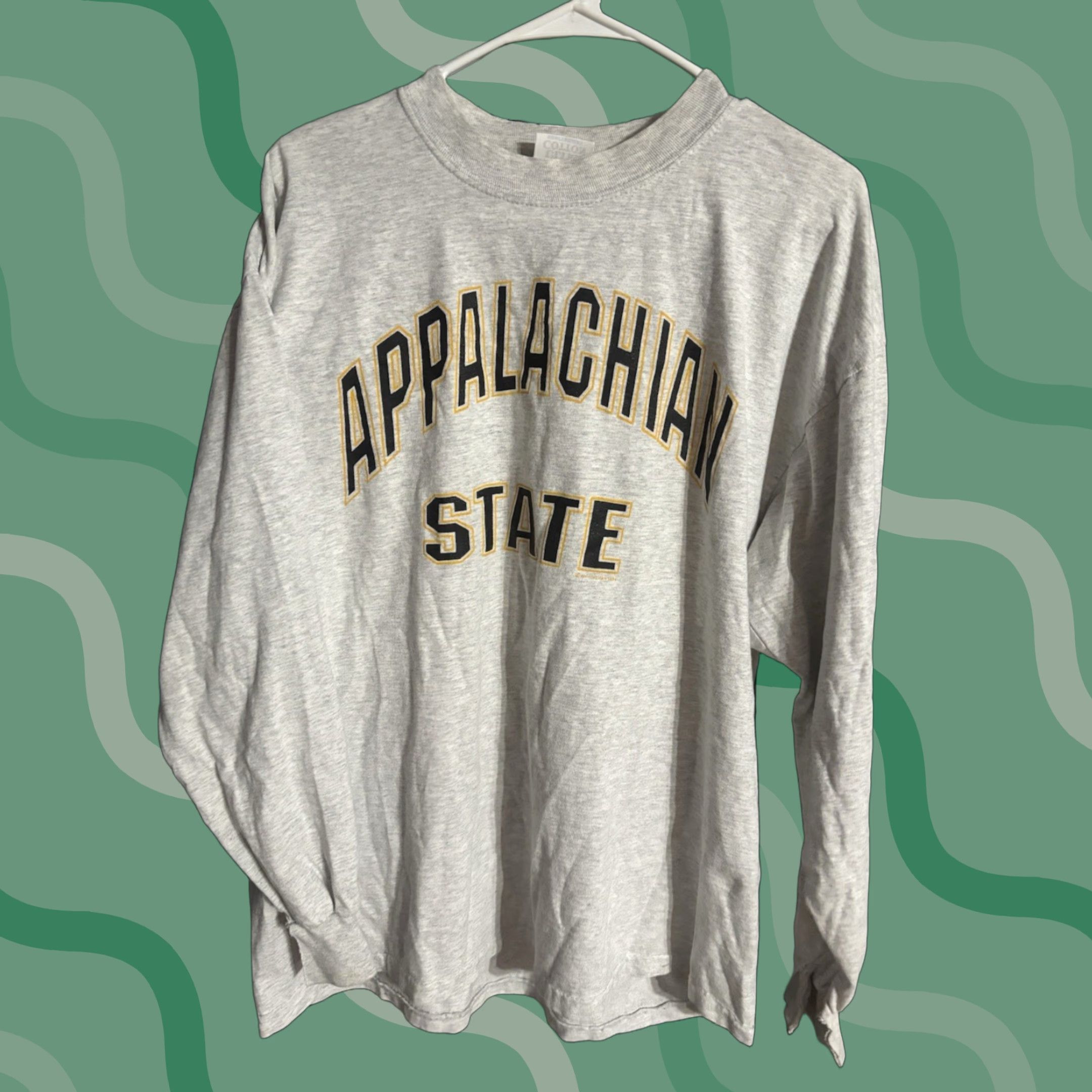 NCAA VINTAGE Appalachian State University Mountaineers College T-Shirt XL Men Gray Size US XL / EU 56 / 4 - 1 Thumbnail