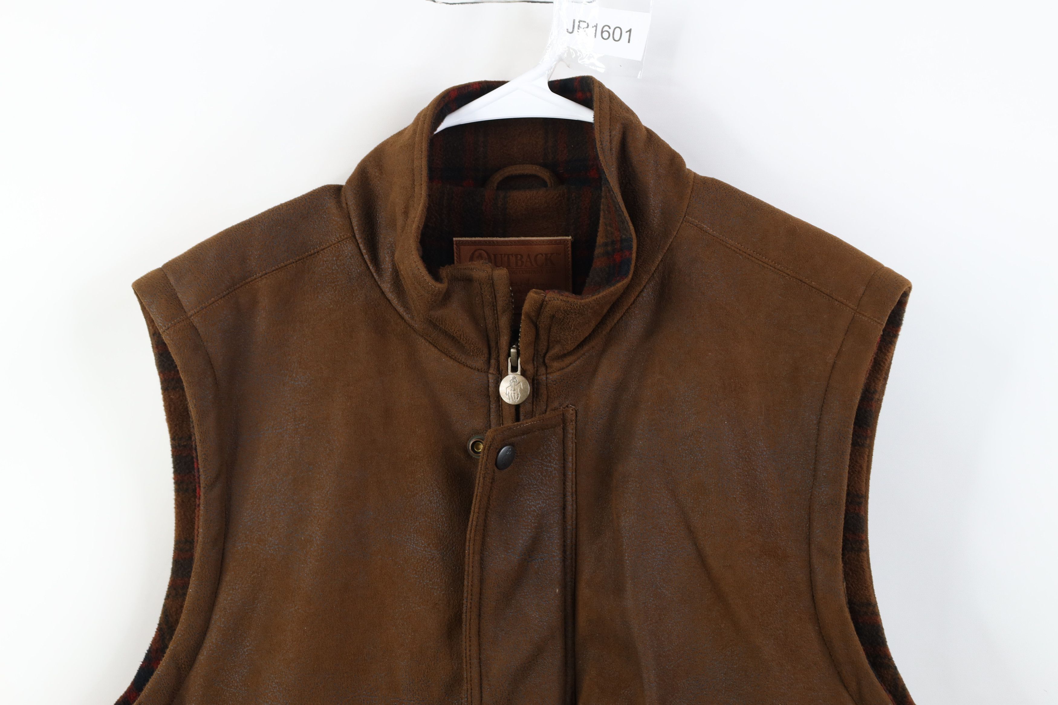 Vintage Vintage Y2K Streetwear Lined Outback Full Zip Vest Jacket Size US L / EU 52-54 / 3 - 2 Thumbnail