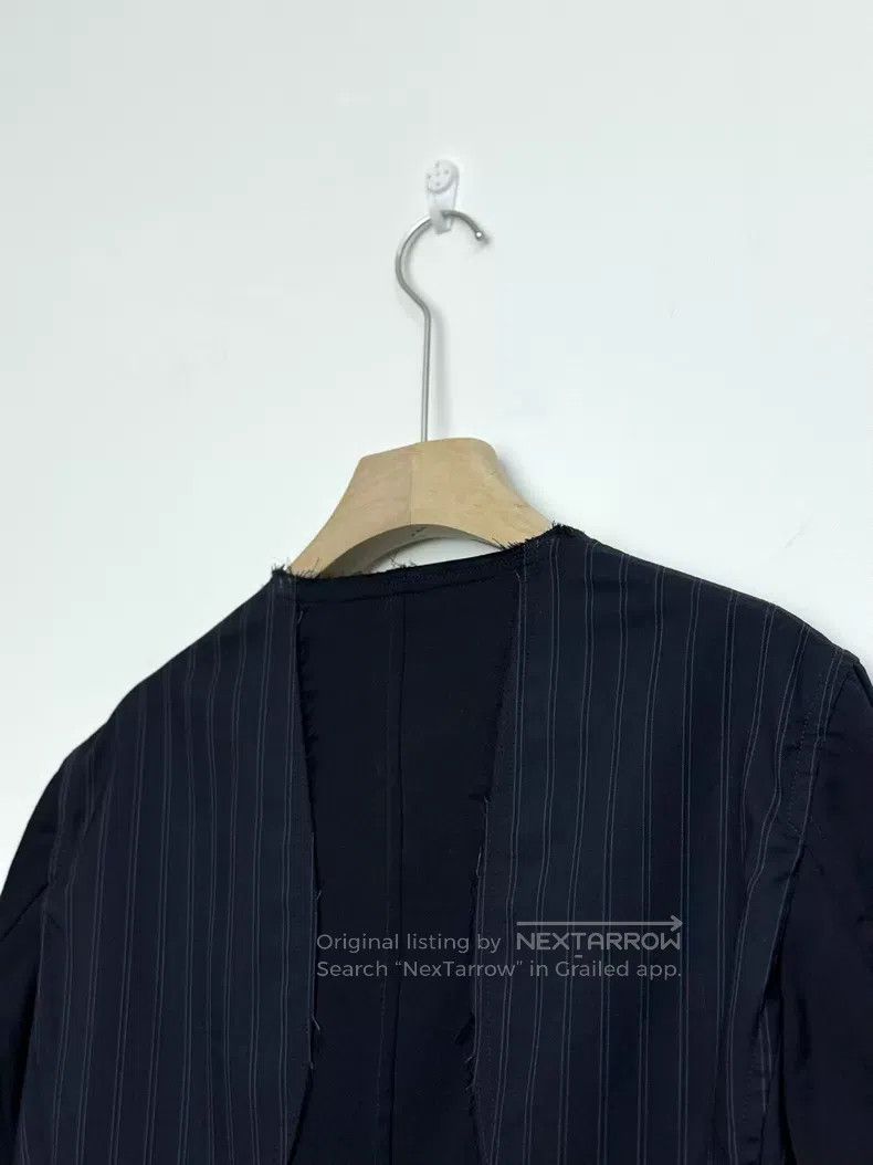 Comme des Garcons Comme Des Garcons Deconstructing a ripped striped wool sui Size US M / EU 48-50 / 2 - 4 Thumbnail