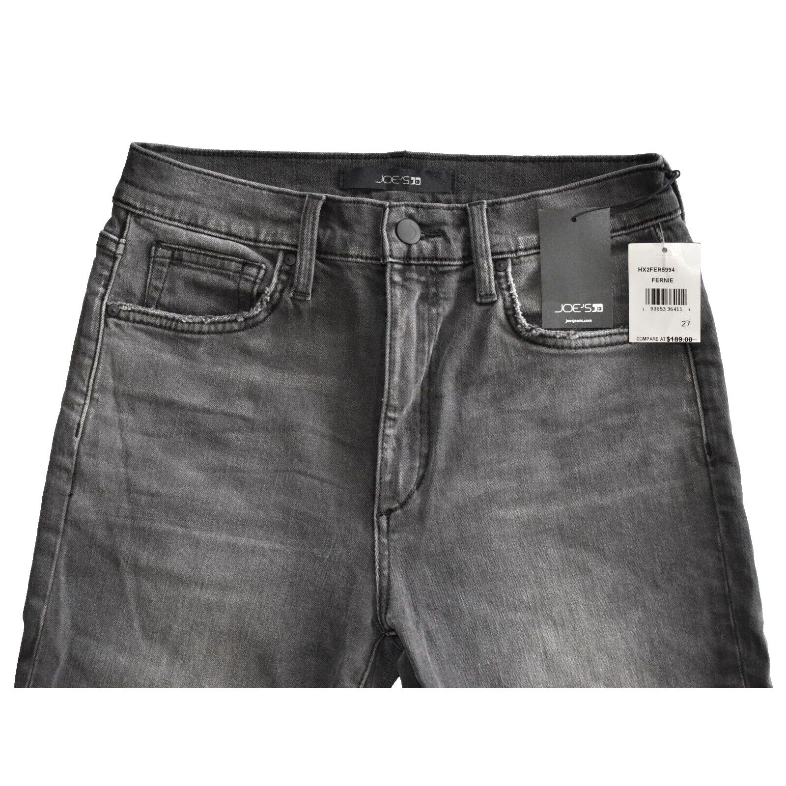 Joe's NWT JOES Washed Black Mid Rise Slim Fried Leg Jeans Size 27 Size US 27 - 2 Thumbnail