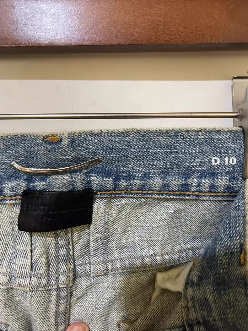 Saint Laurent Paris saint Laurent paris16ss Genuine 4 Cut Erosive Blue Jeans 2 Size US 32 / EU 48 - 6 Thumbnail