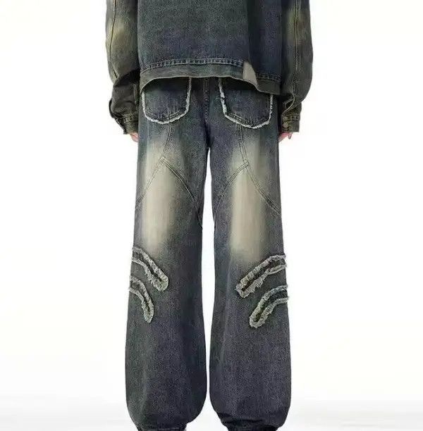 Japanese Brand Kurumiya x Fuka Distressed Washed Y2k Denim Size US 31 - 6 Thumbnail