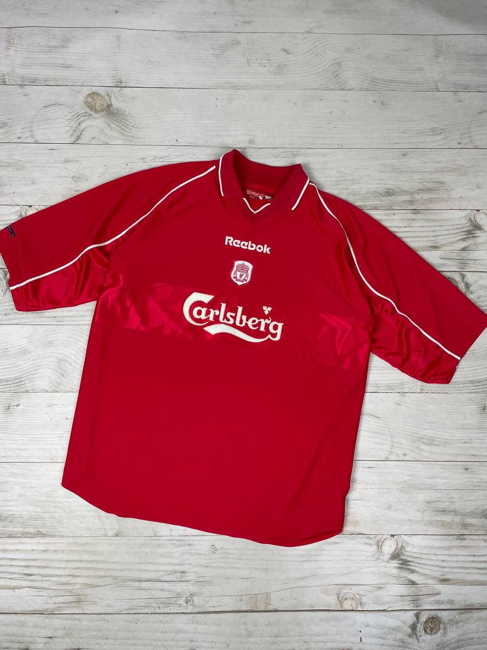 Reebok Vintage Reebok Liverpool 2000 2002 Home Shirt Soccer Jersey Size US XXL / EU 58 / 5 - 1 Thumbnail