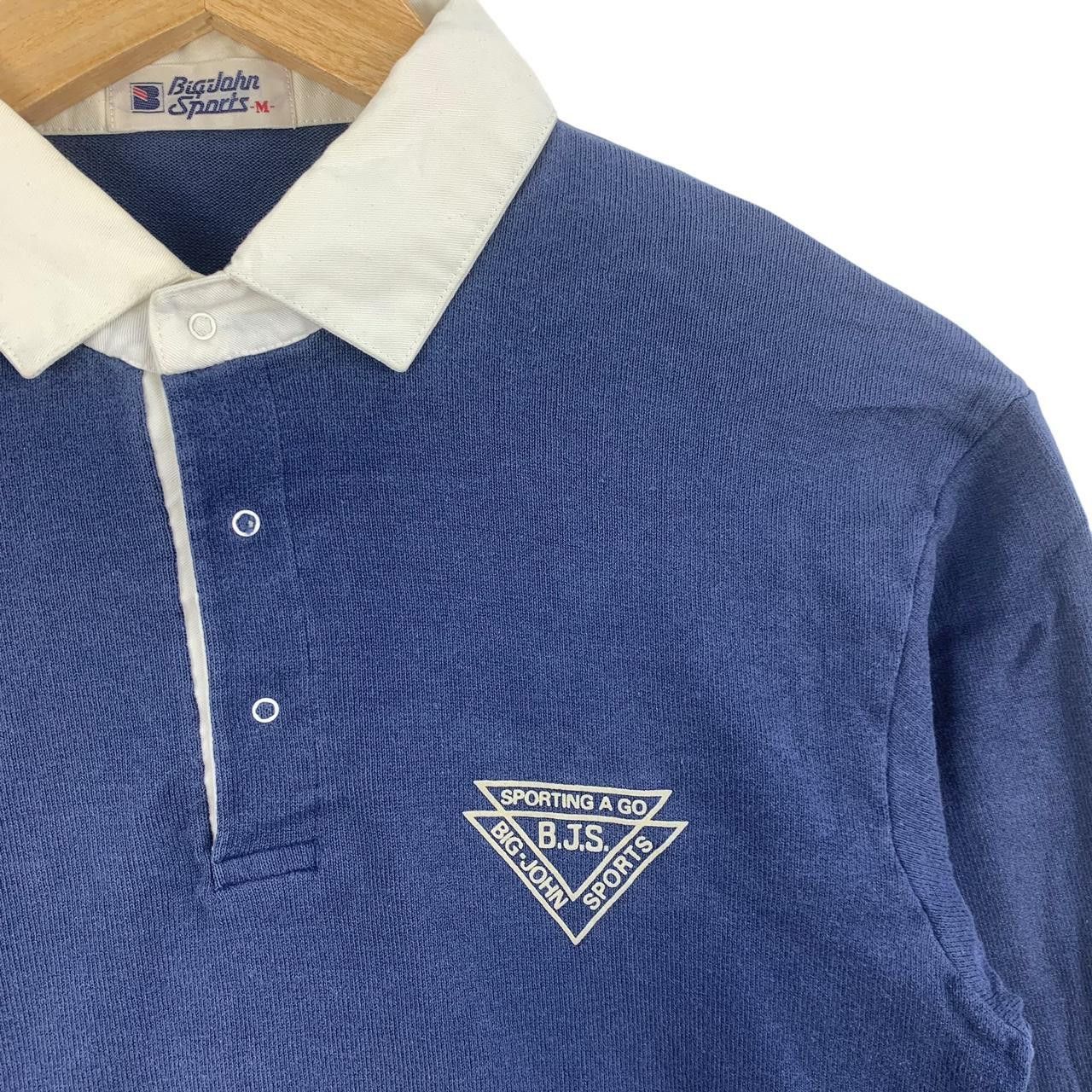 Vintage Vintage 90’ BIG JOHN SPORTS Football Rugby Polo Tee Shirt Size US M / EU 48-50 / 2 - 5 Thumbnail