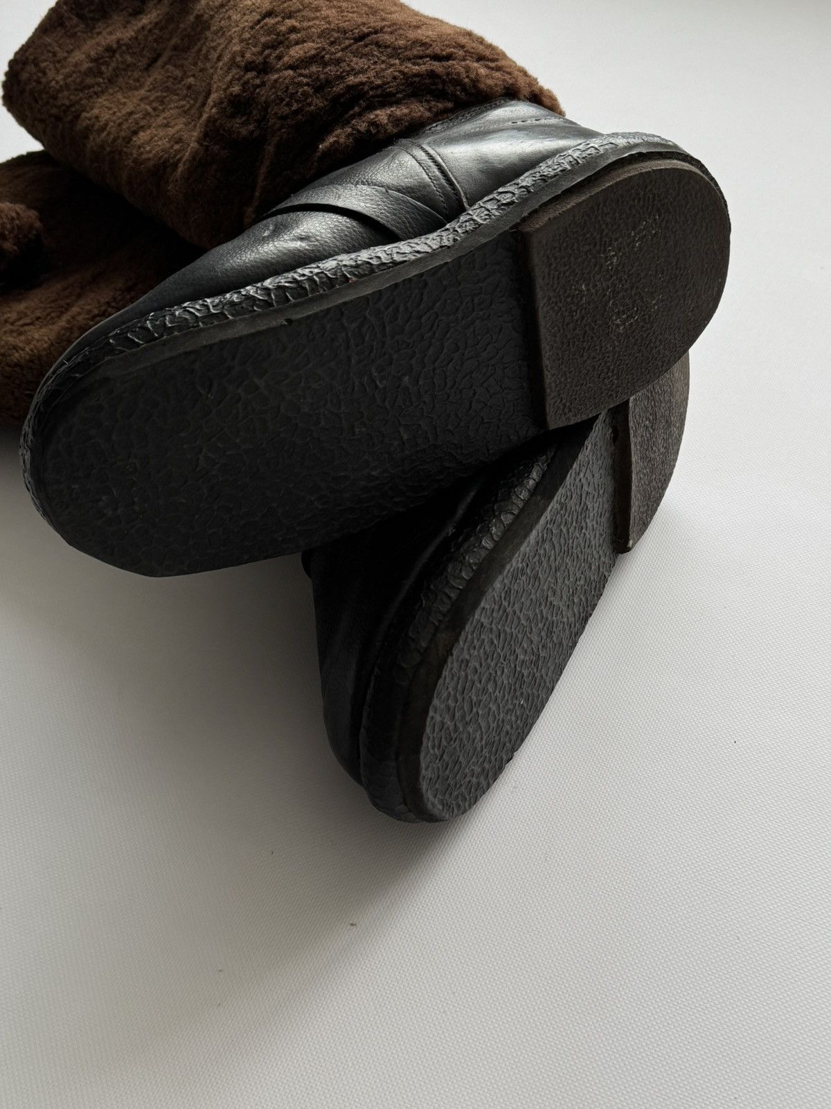 Vintage Vintage 1970s Soviet Air Force 'Unty' Pilot Fur Boots Size US 10 / EU 43 - 7 Thumbnail