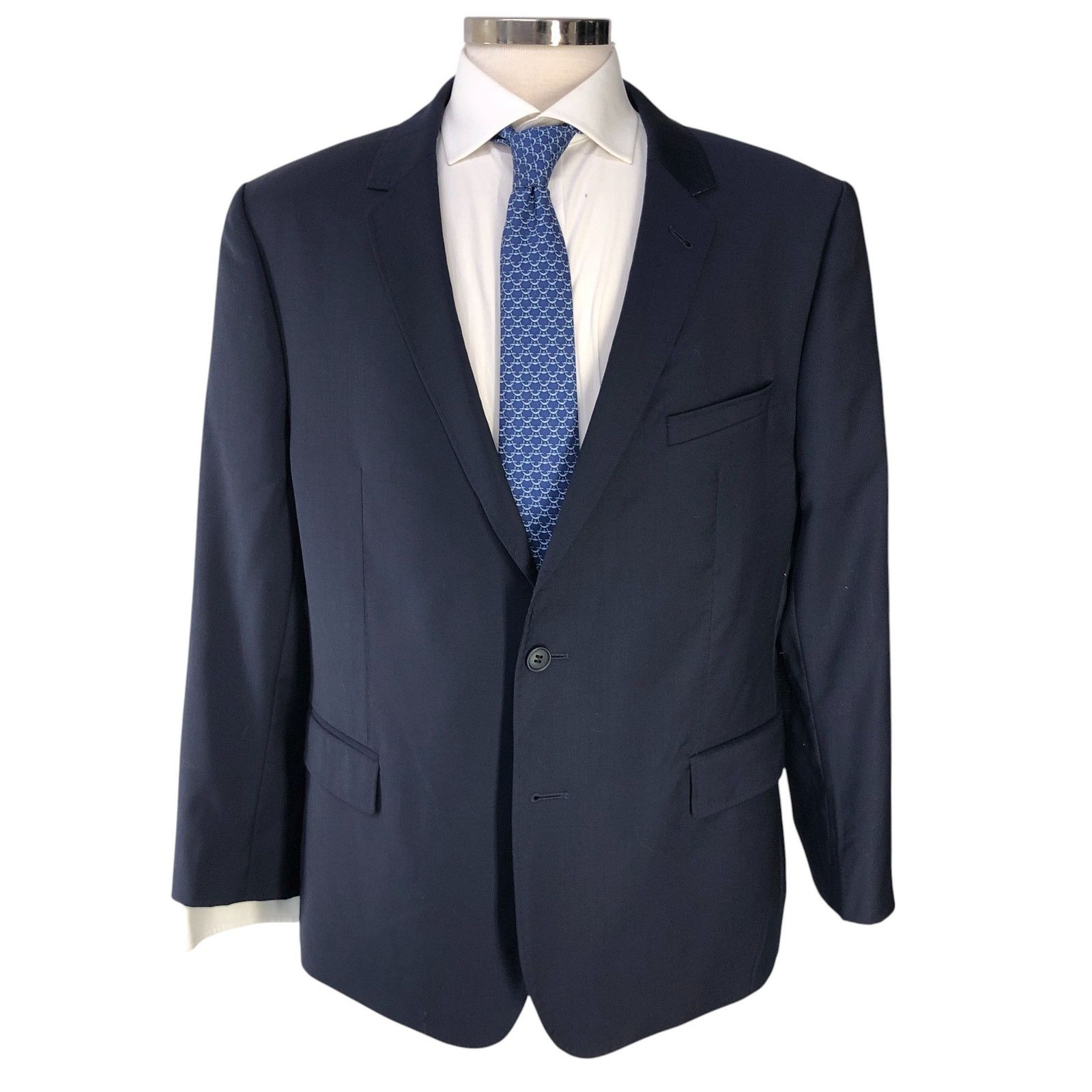 Ted Baker Ted Baker Sz 44R Sport Coat Blazer Jacket POP Blue 2 Button Size 44R - 13 Thumbnail