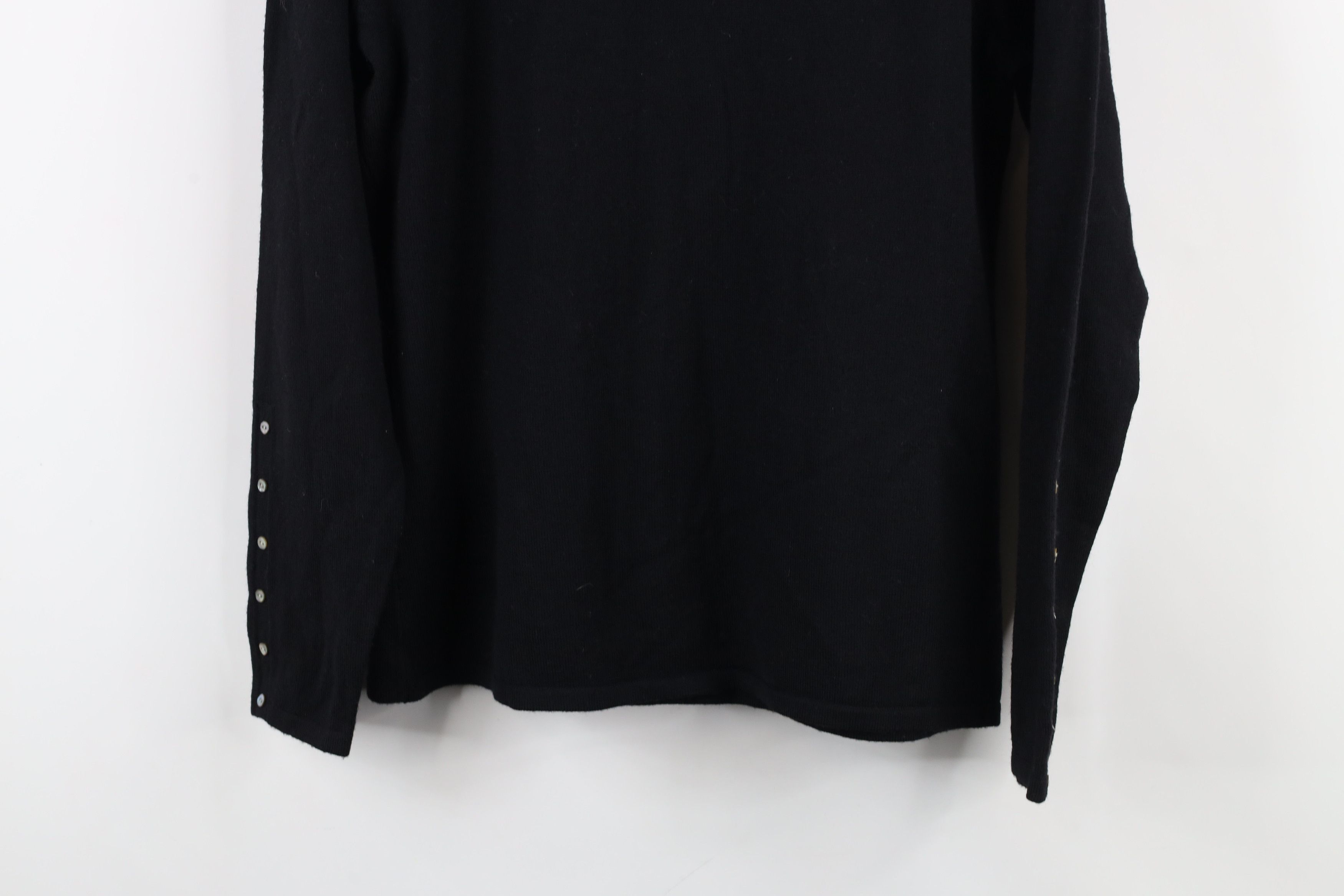 Vintage Vintage 90s Streetwear Merino Wool Knit Turtleneck Sweater Size S / US 4 / IT 40 - 3 Thumbnail