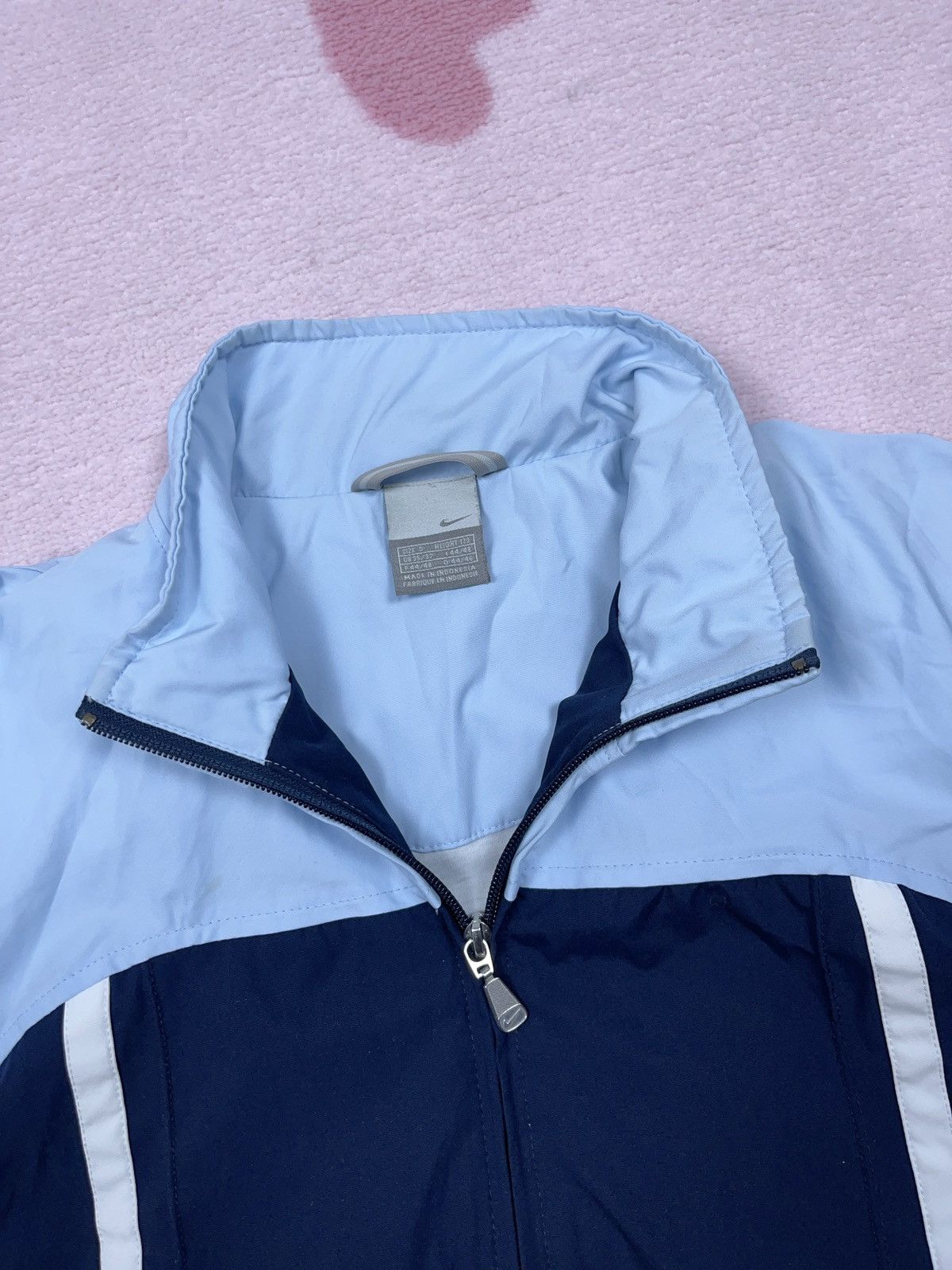 Nike × Vintage ➕ y2k vintage Nike baby blue light jacket essential Size US S / EU 44-46 / 1 - 5 Thumbnail