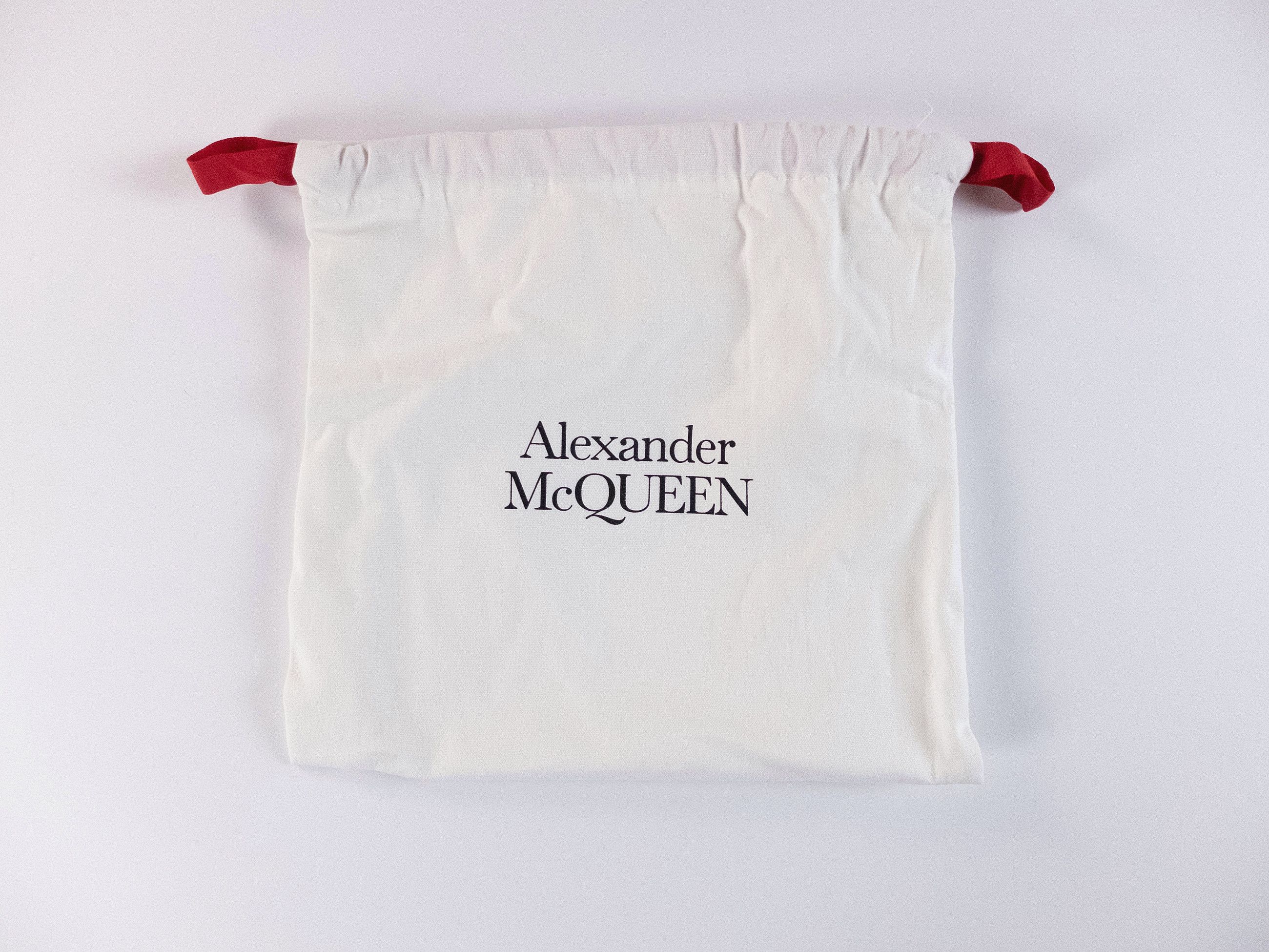 Alexander McQueen ALEXANDER MCQUEEN Harness black canvas leather clutch bag q Size ONE SIZE - 7 Thumbnail