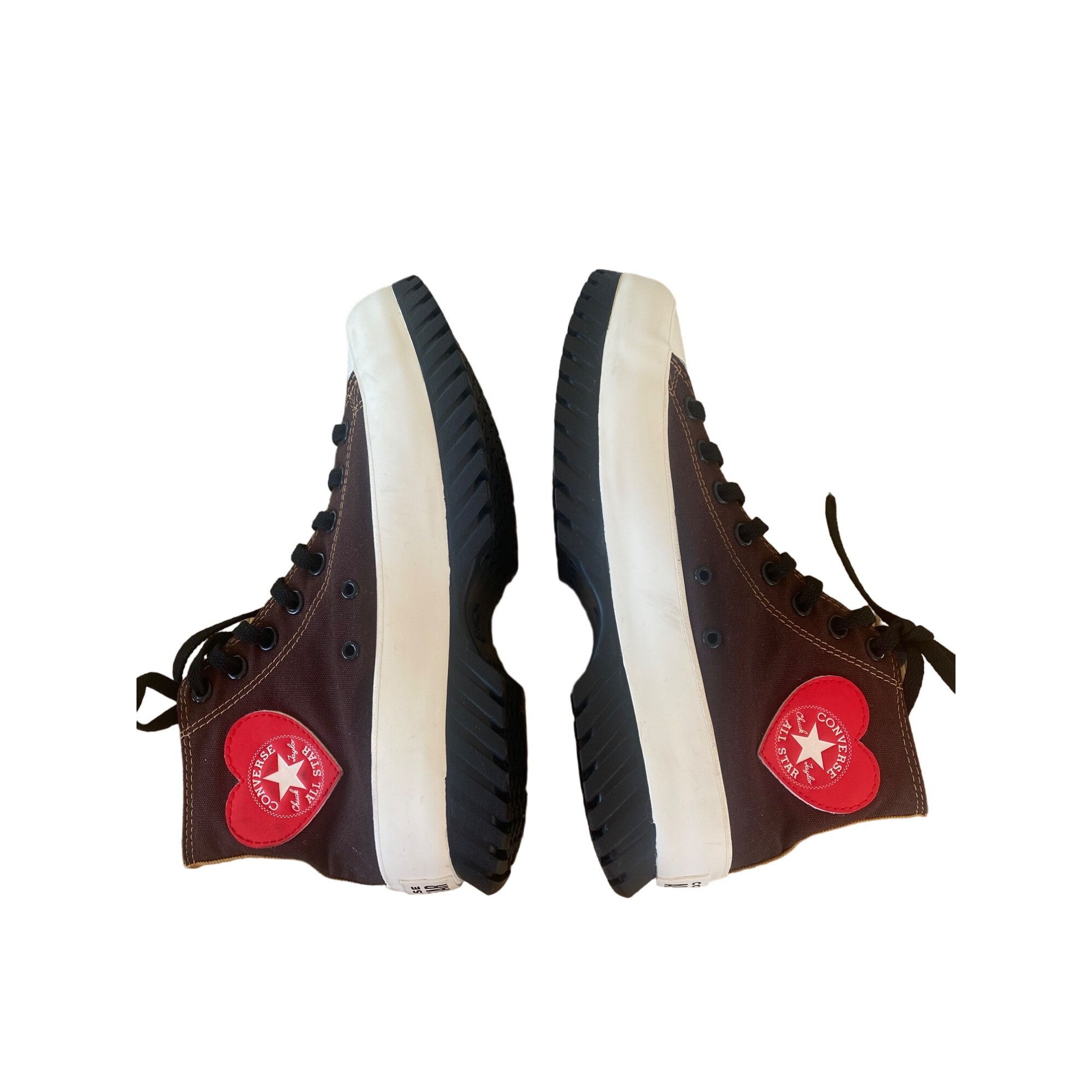 Converse Converse Chuck Taylor Lugged 2.0 Sneaker Platform Brown Canv Size US 10 / IT 40 - 4 Thumbnail