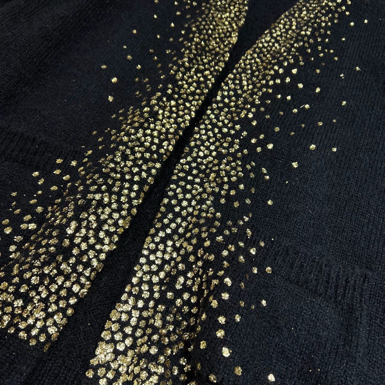 Saint Laurent Paris Saint Laurent Paris Gold foil sequin cardigan sweater-2505 Size US L / EU 52-54 / 3 - 4 Thumbnail