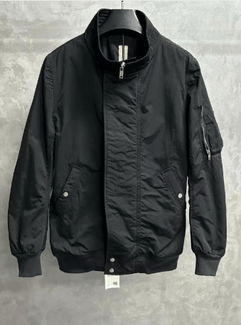 Rick Owens RICK OWENS High-Neck Zip Multi-Pocket Jacket Black Size US L / EU 52-54 / 3 - 2 Thumbnail