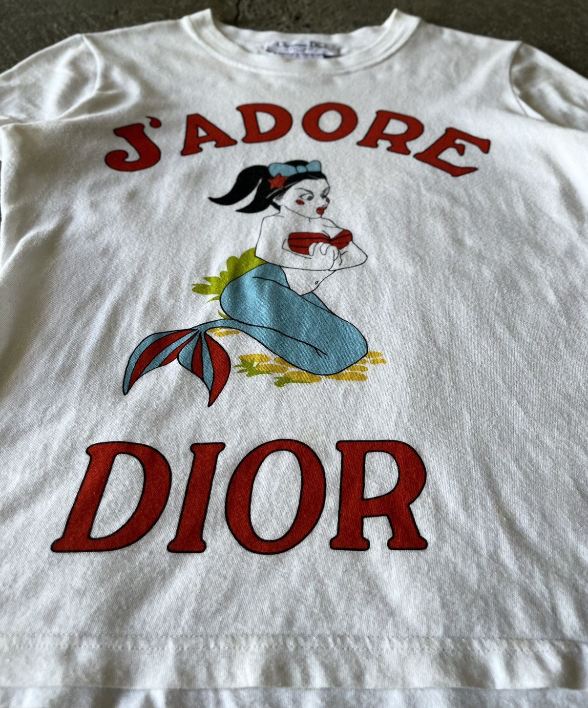 Dior Dior - John Galliano - SS2002 Mermaid - Cruise Holiday Tee Size S / US 4 / IT 40 - 4 Thumbnail