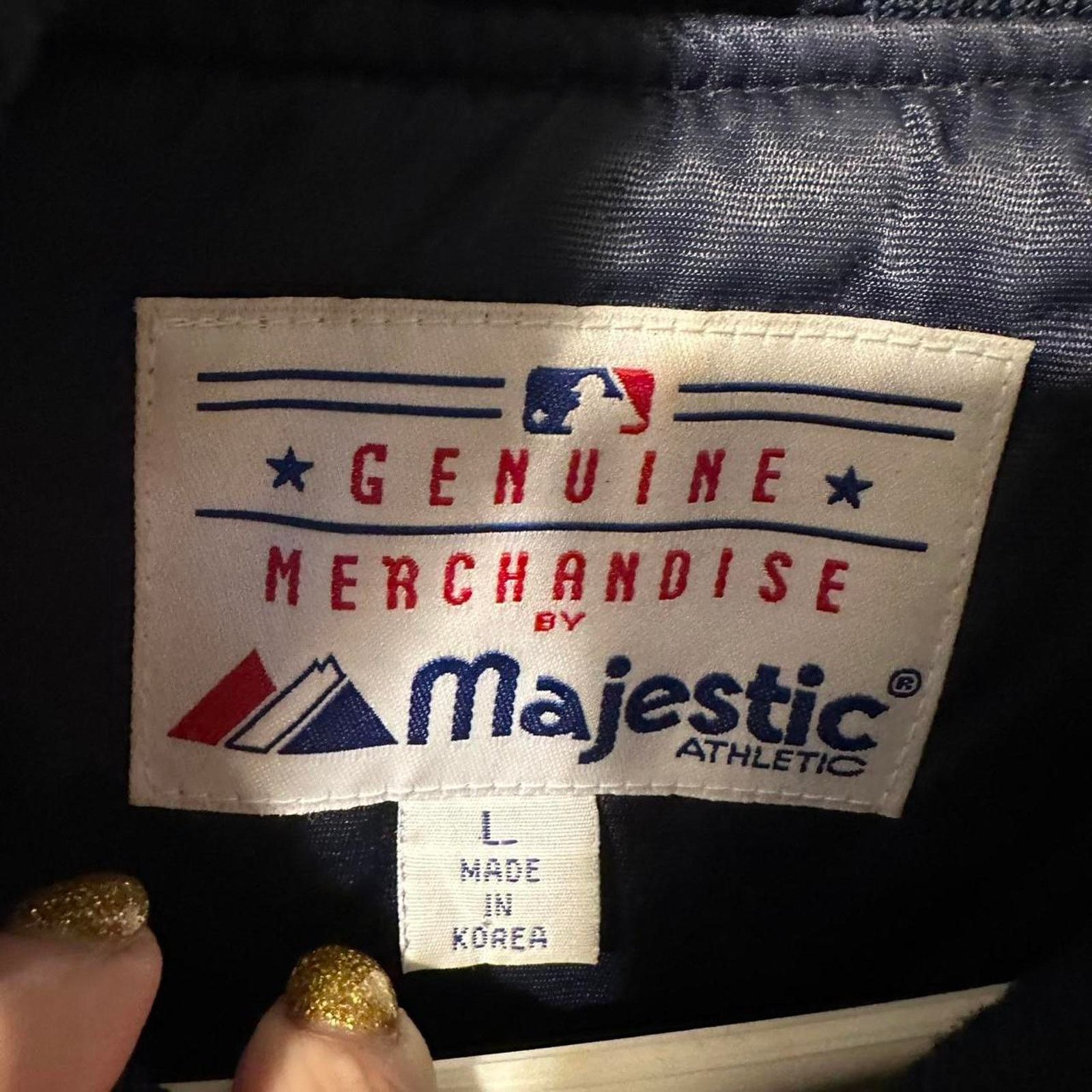 MLB × Majestic × New York Yankees Majestic Athletic New York Yankees Varsity Jacket MLB Rare L Size US L / EU 52-54 / 3 - 3 Thumbnail