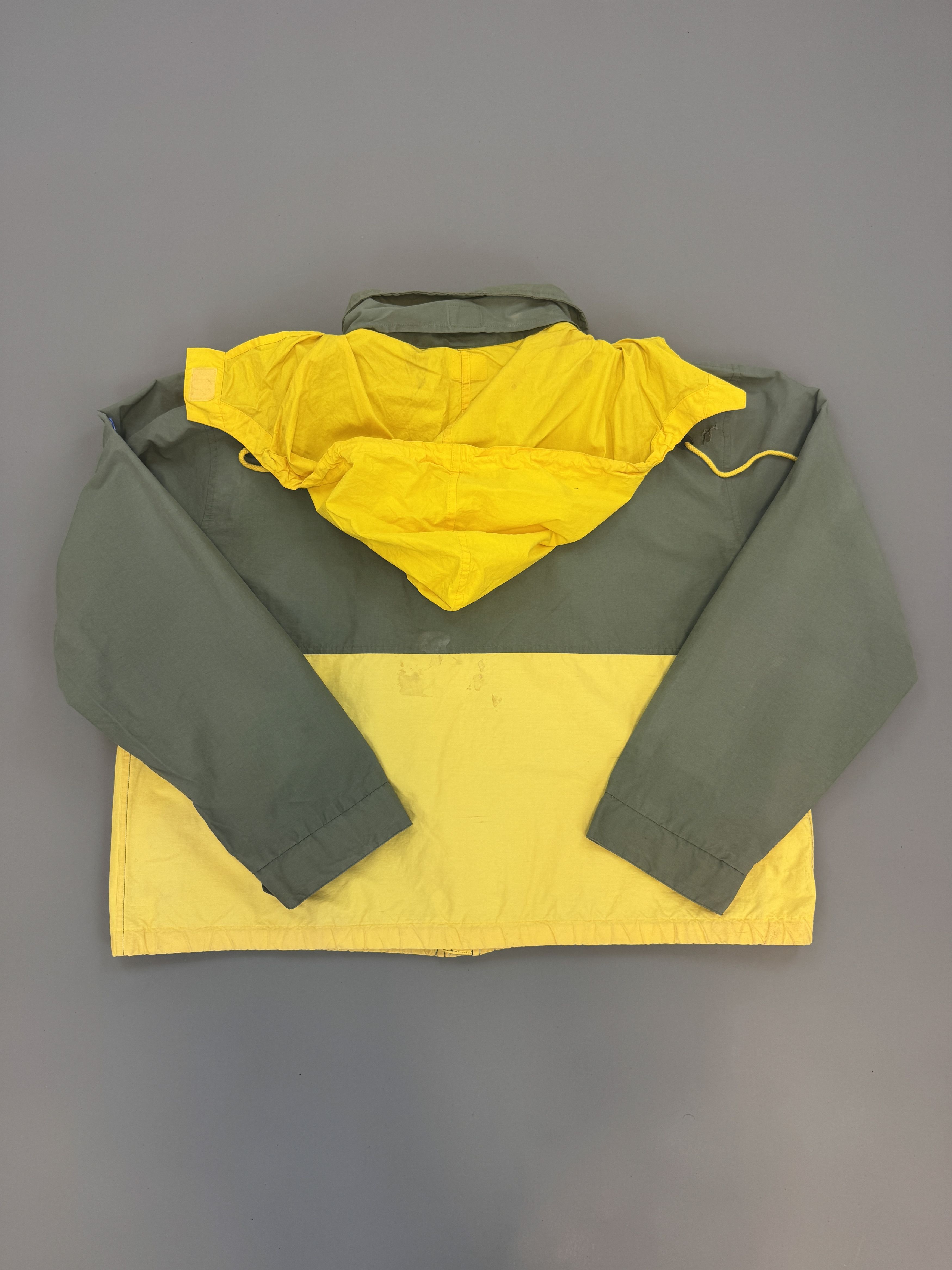 Ralph Lauren Sport Vintage Polo Sport Olive & Yellow Windbreaker Size US XL / EU 56 / 4 - 2 Thumbnail