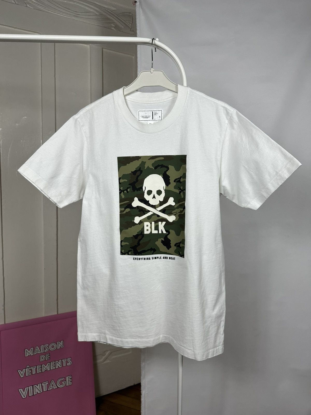 CHOCOOLATE Chocoolate BLK Skull Camo Single Stitch T Shirt Size US S / EU 44-46 / 1 - 1 Thumbnail