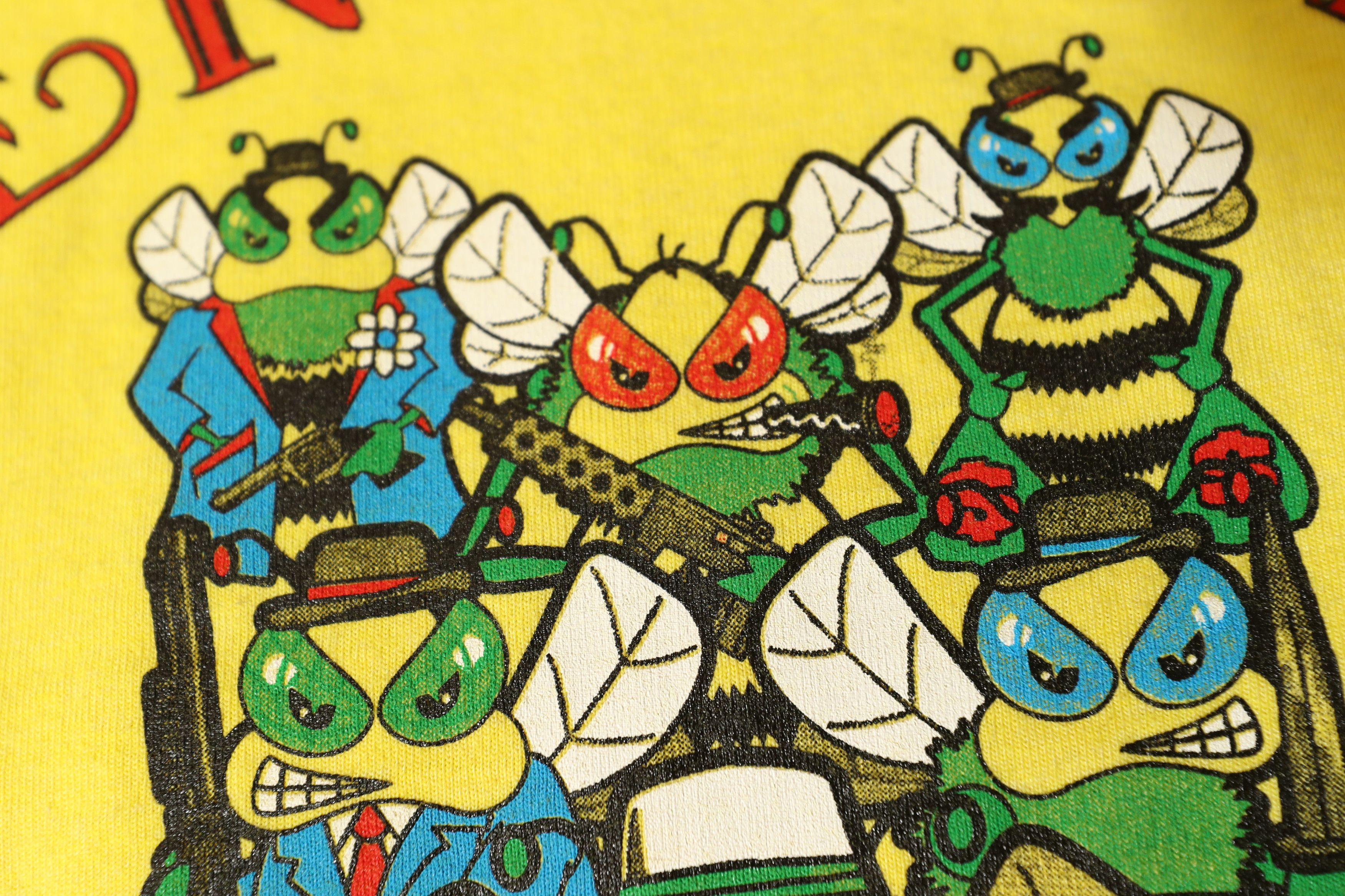 Fruit Of The Loom × Vintage Lien Games Killer Bees Vintage Single Stitch Tee (XL) Size US XL / EU 56 / 4 - 7 Thumbnail