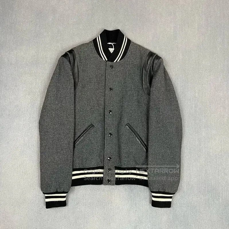 Yves Saint Laurent YSL Gray Wool Women's Jacket L Size . Size L / US 10 / IT 46 - 1 Thumbnail