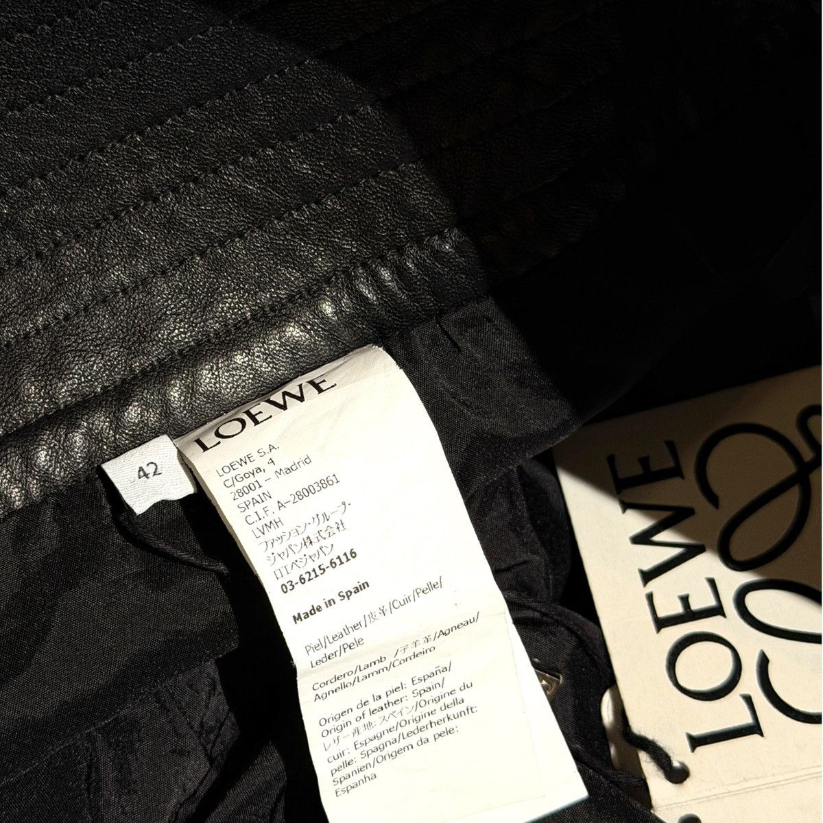 Loewe $5,150 belted leather trouser Size US 33 - 7 Thumbnail