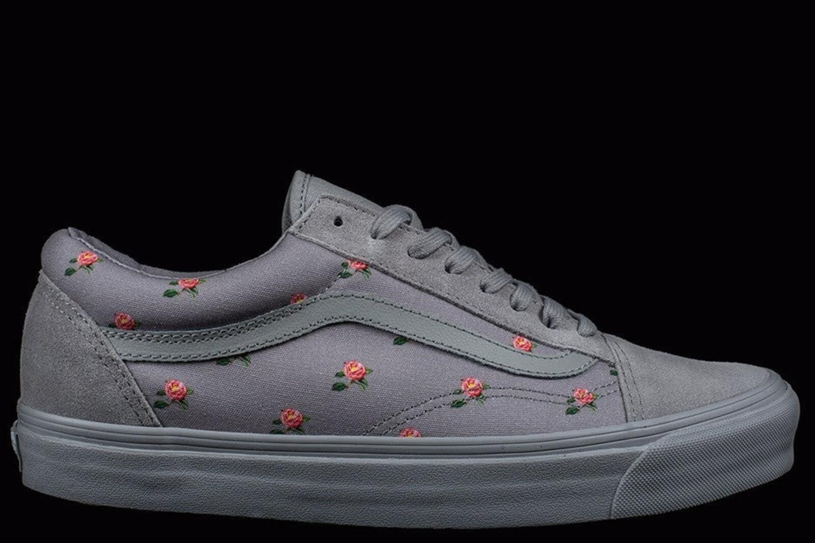 Vans Vans x Undercover OG Old Skool LX Small Flower Gray US6 Size US 6 / EU 39 - 1 Thumbnail