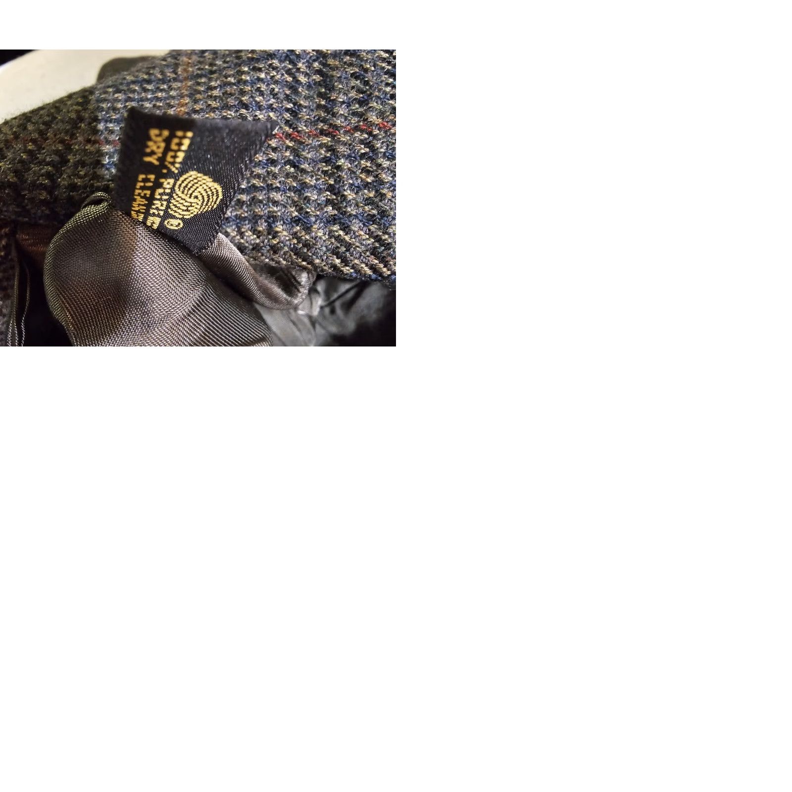 Brooks Brothers VINTAGE Brooks Brothers Blazer 100% Wool Glen Plaid Heavy Weight Regular Fit Mens Sz 42R Jacket Size 42R - 9 Thumbnail