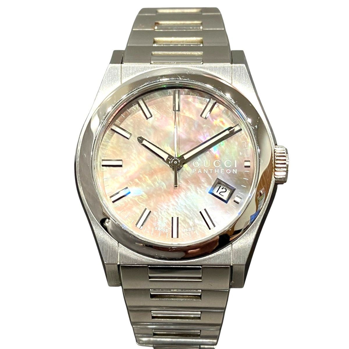 Gucci Gucci Gucci Pantheon Stainless Steel Watch Metal Quartz YA115401 DUTY FREE for USA Size ONE SIZE - 1 Thumbnail