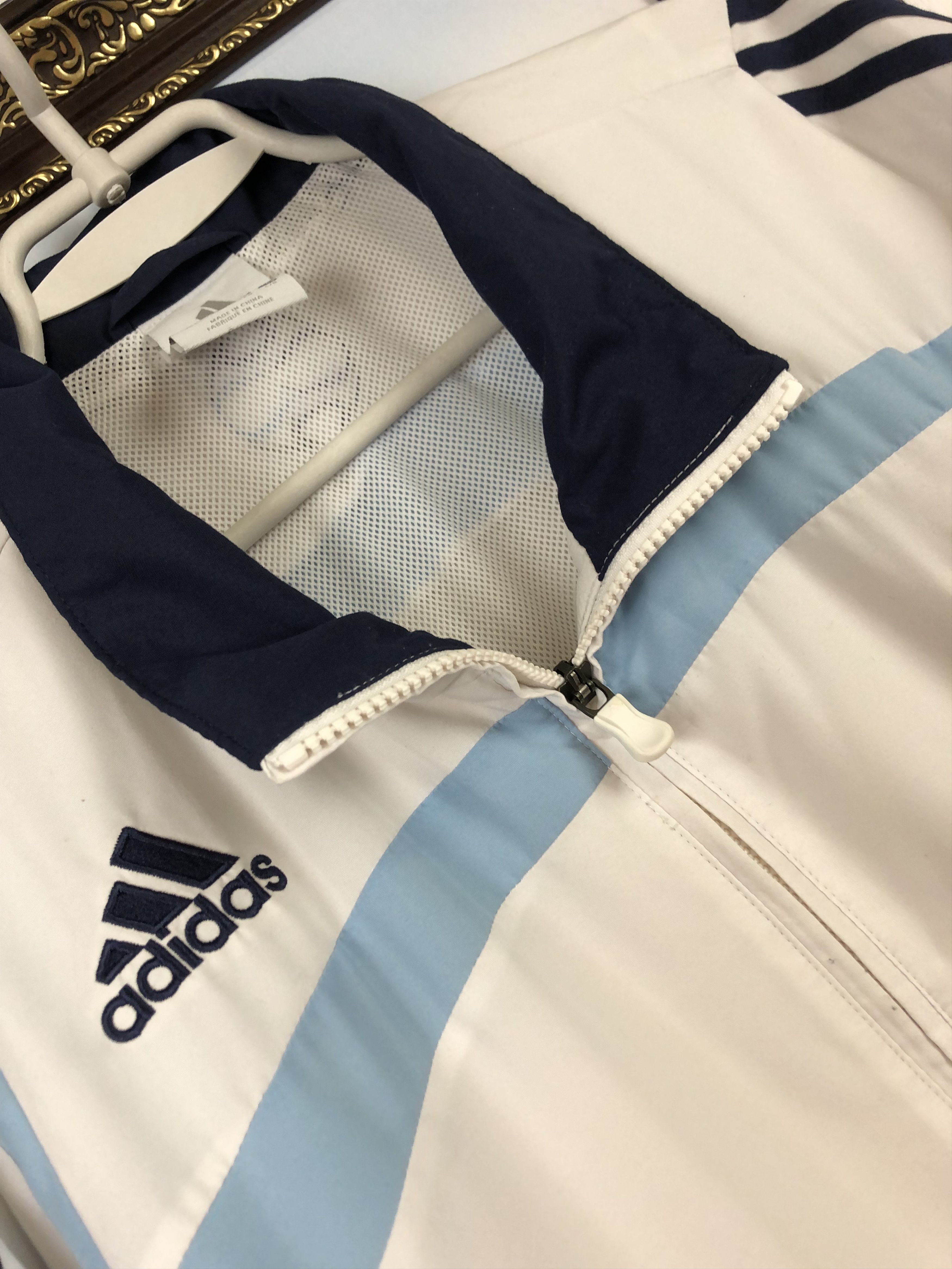 Adidas Vintage Real Madrid Football Jacket Soccer Track Top Rare Size US L / EU 52-54 / 3 - 6 Thumbnail