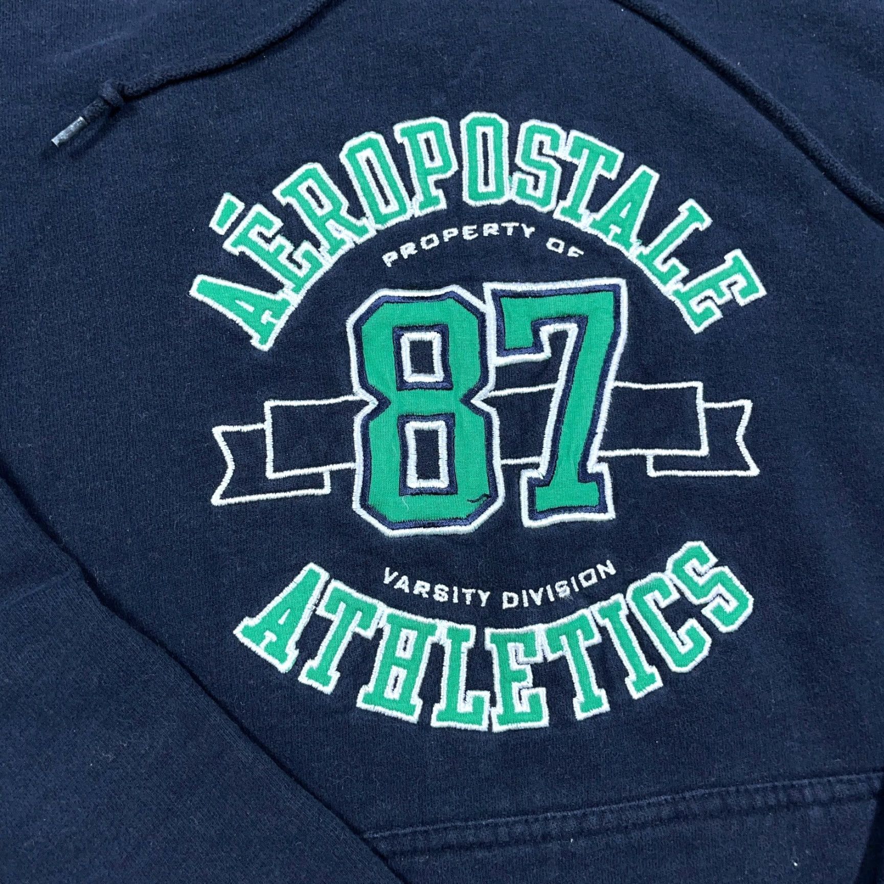 Aeropostale VINTAGE Aeropostale Hoodie Men L Navy Blue Sweatshirt 2000s Adult Size US L / EU 52-54 / 3 - 3 Thumbnail