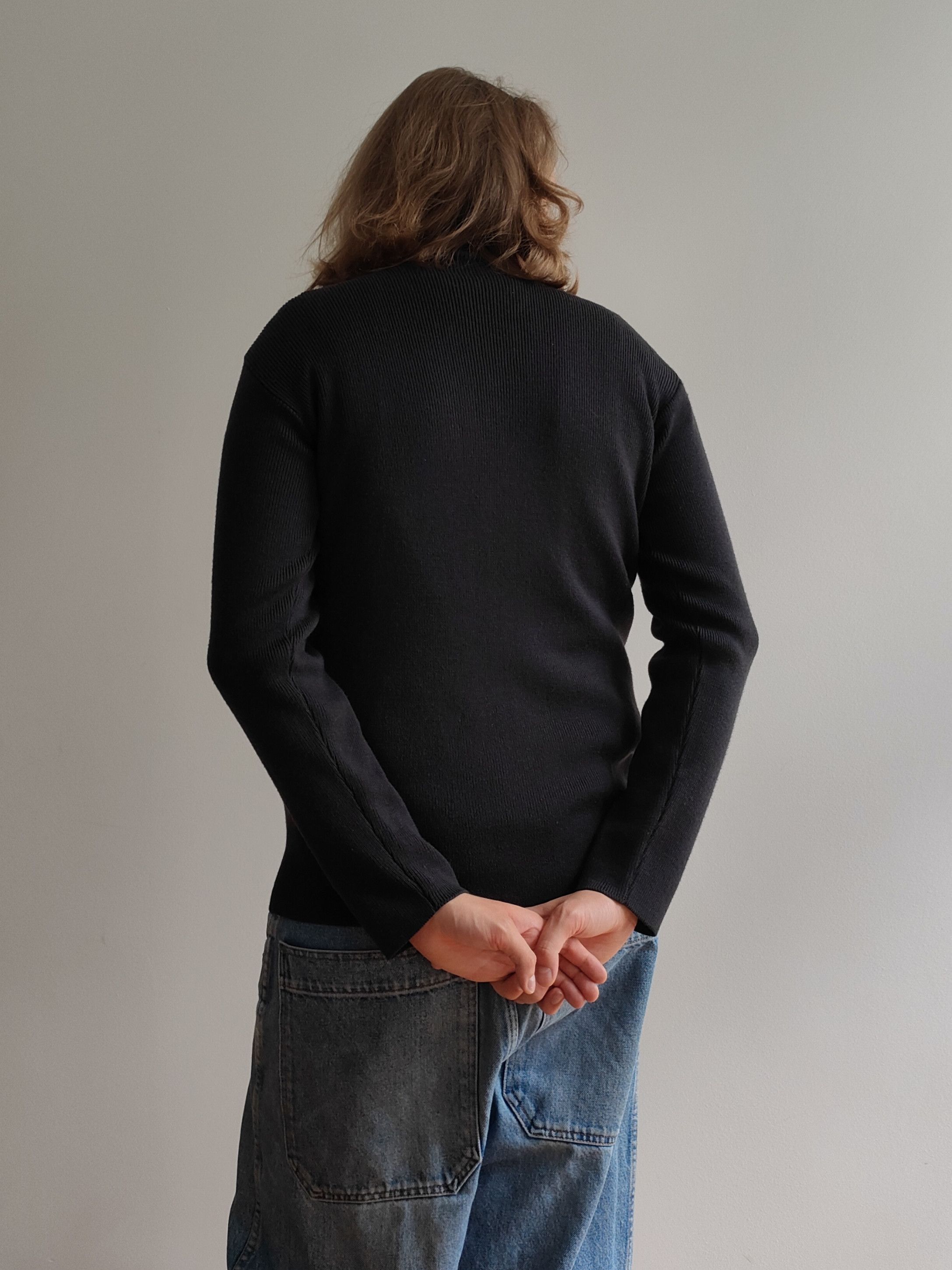 Emporio Armani 90s Vintage Emporio Armani Turtleneck Sweater Size US L / EU 52-54 / 3 - 9 Thumbnail