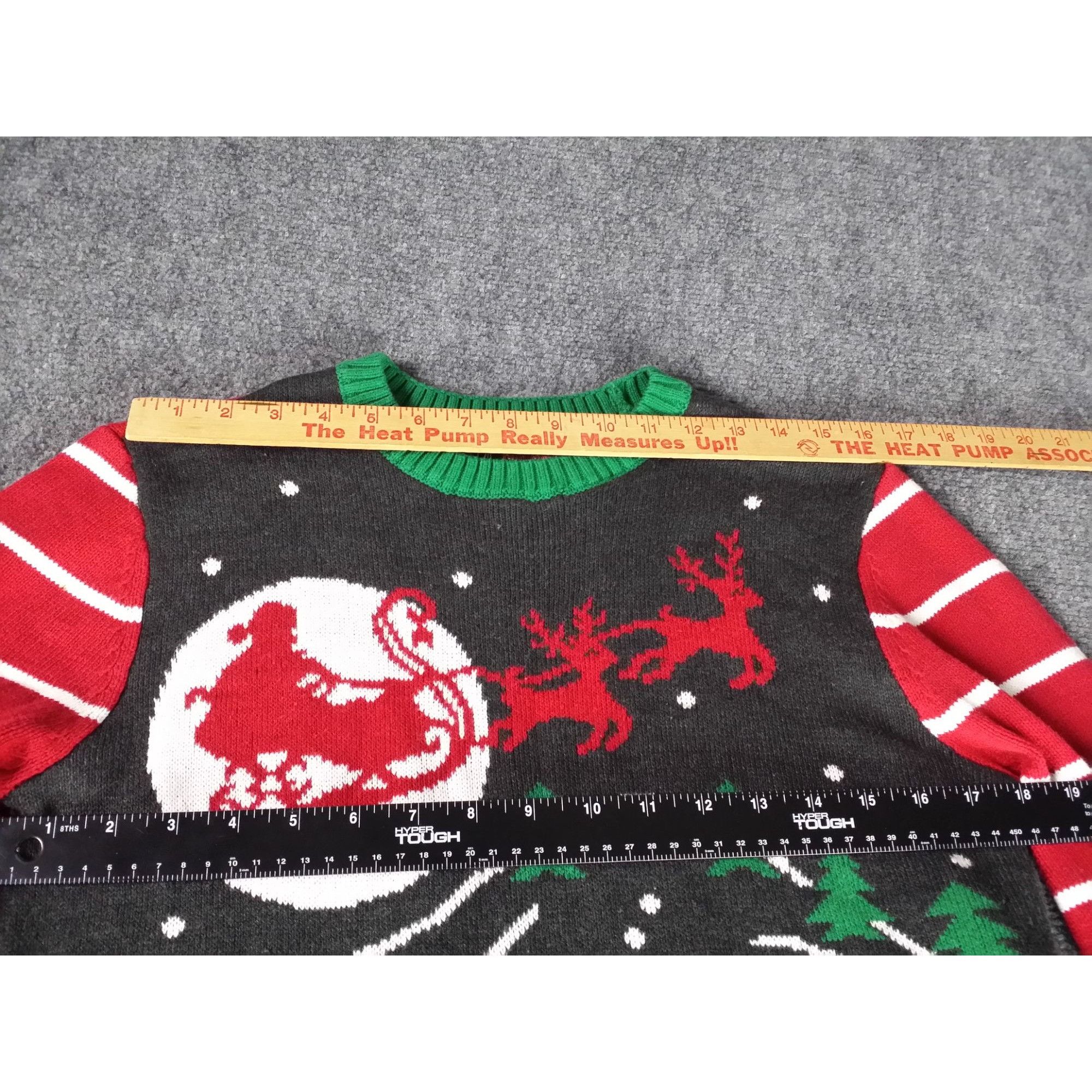 Holiday Brand Ugly Christmas Sweater Knit Pullover Sweater Polar Bear Sant Size S / US 4 / IT 40 - 5 Thumbnail