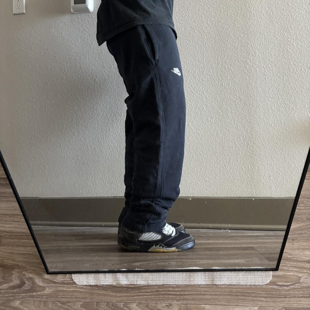 Nike Crazy Vintage Y2K/2000s Black Nike Streetwear Essential Sweatpants! Fits S Size US 30 / EU 46 - 1 Thumbnail