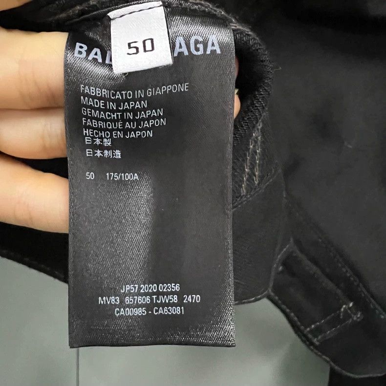 Balenciaga Balenciaga Black denim hooded jacket Size US M / EU 48-50 / 2 - 3 Thumbnail